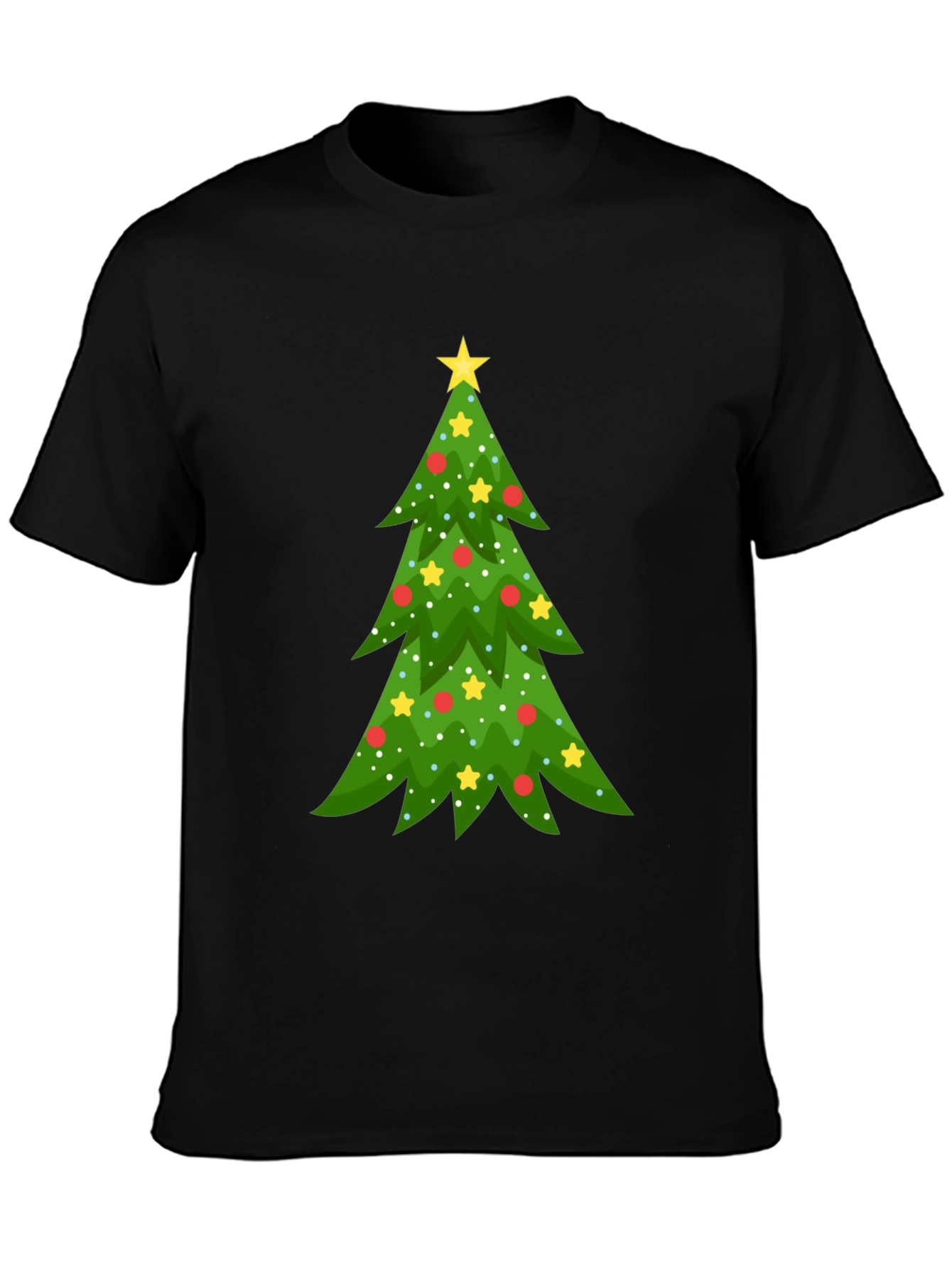 Festive Christmas Tree Graphic Tee - Holiday Spirit!