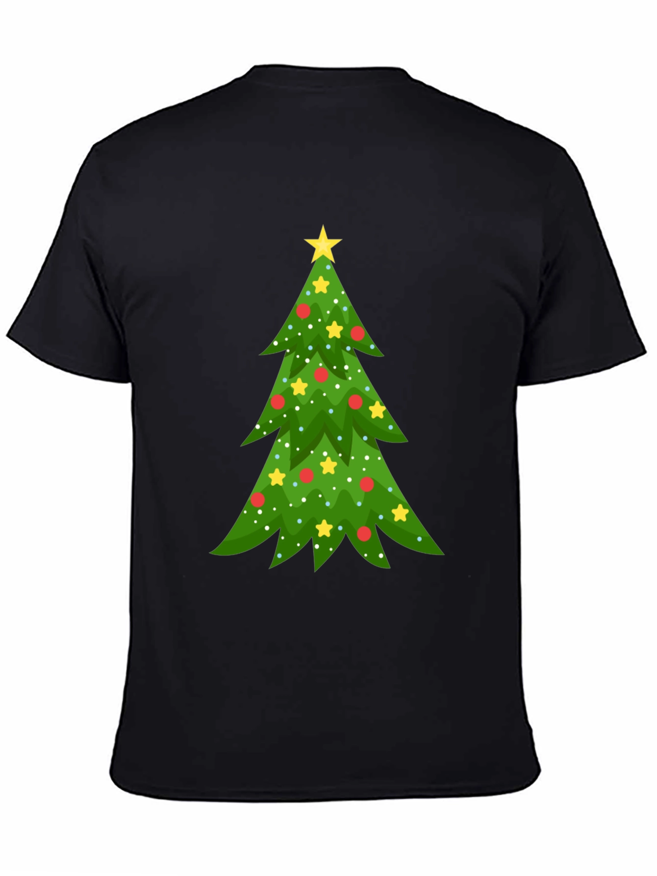 Festive Christmas Tree Graphic Tee - Holiday Spirit!
