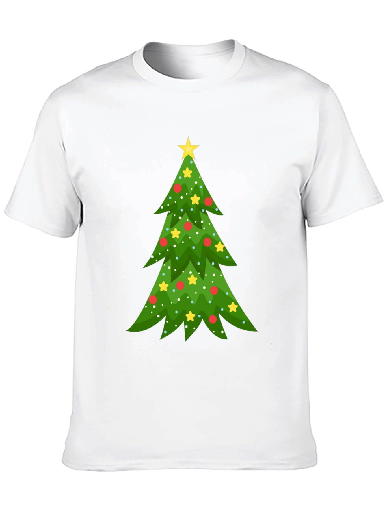 Festive Christmas Tree Graphic Tee - Holiday Spirit!