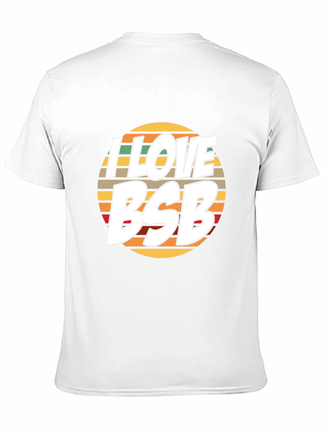 I Love BSB Retro T-Shirt - Black Cotton Blend