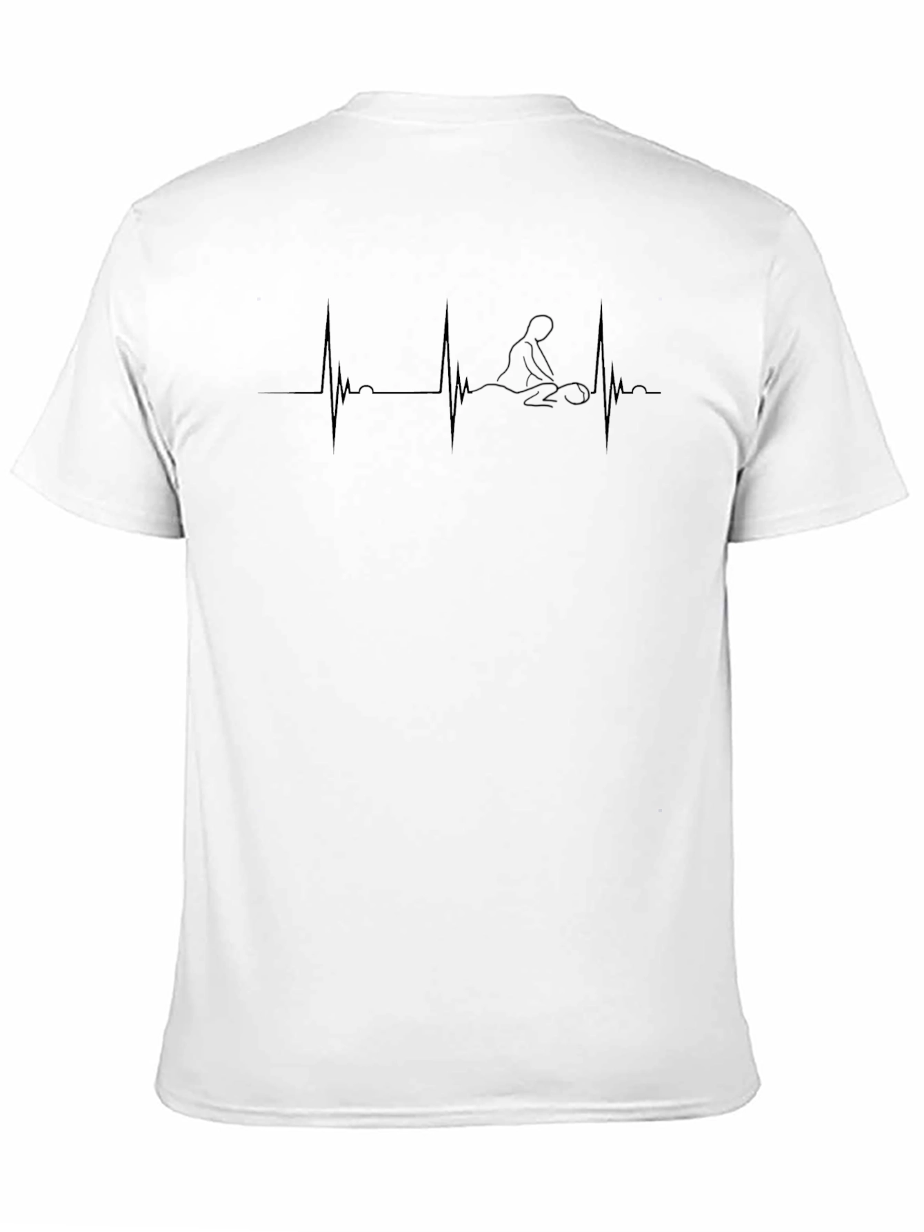Massage Therapy Heartbeat T-Shirt - Relaxation & Wellness