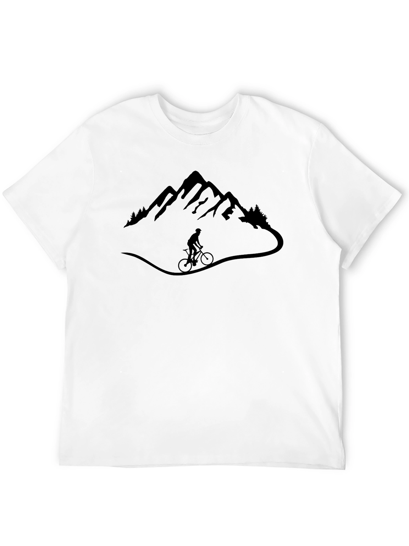 Mountain Biker Graphic Tee - Adventure Awaits