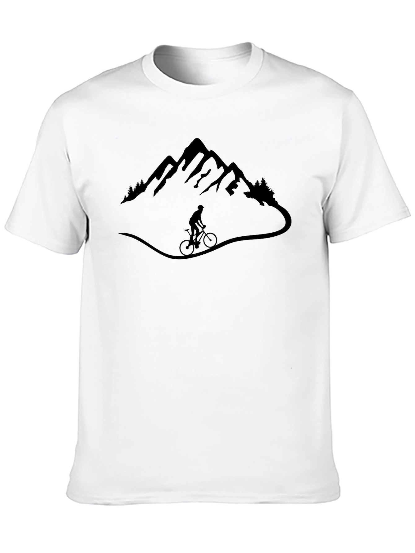 Mountain Biker Graphic Tee - Adventure Awaits