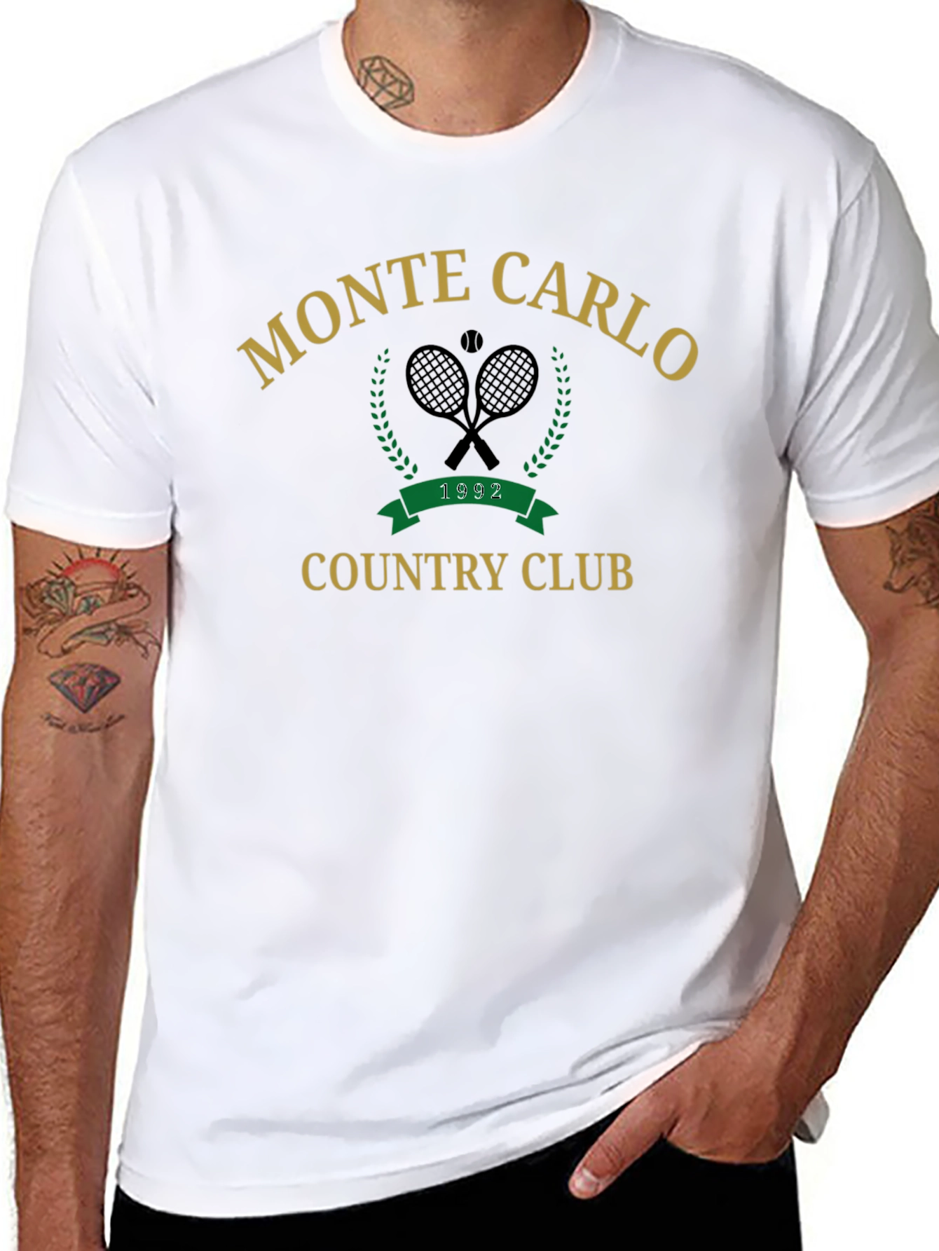 Monte Carlo Country Club Black T-Shirt