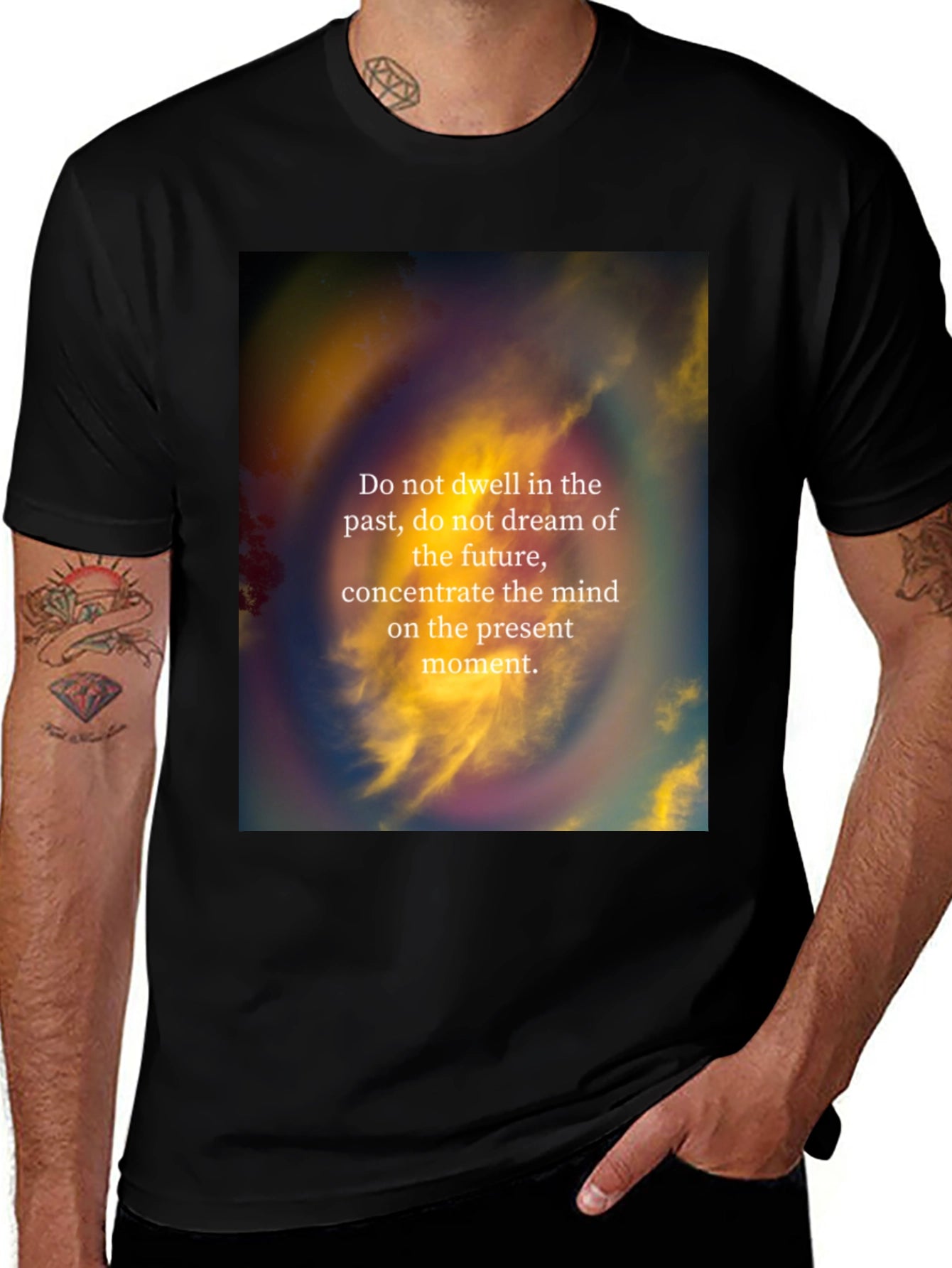 Mindfulness Graphic Tee - Present Moment Focus