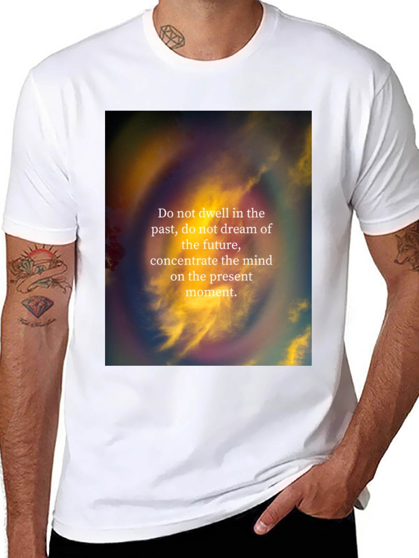Mindfulness Graphic Tee - Present Moment Focus