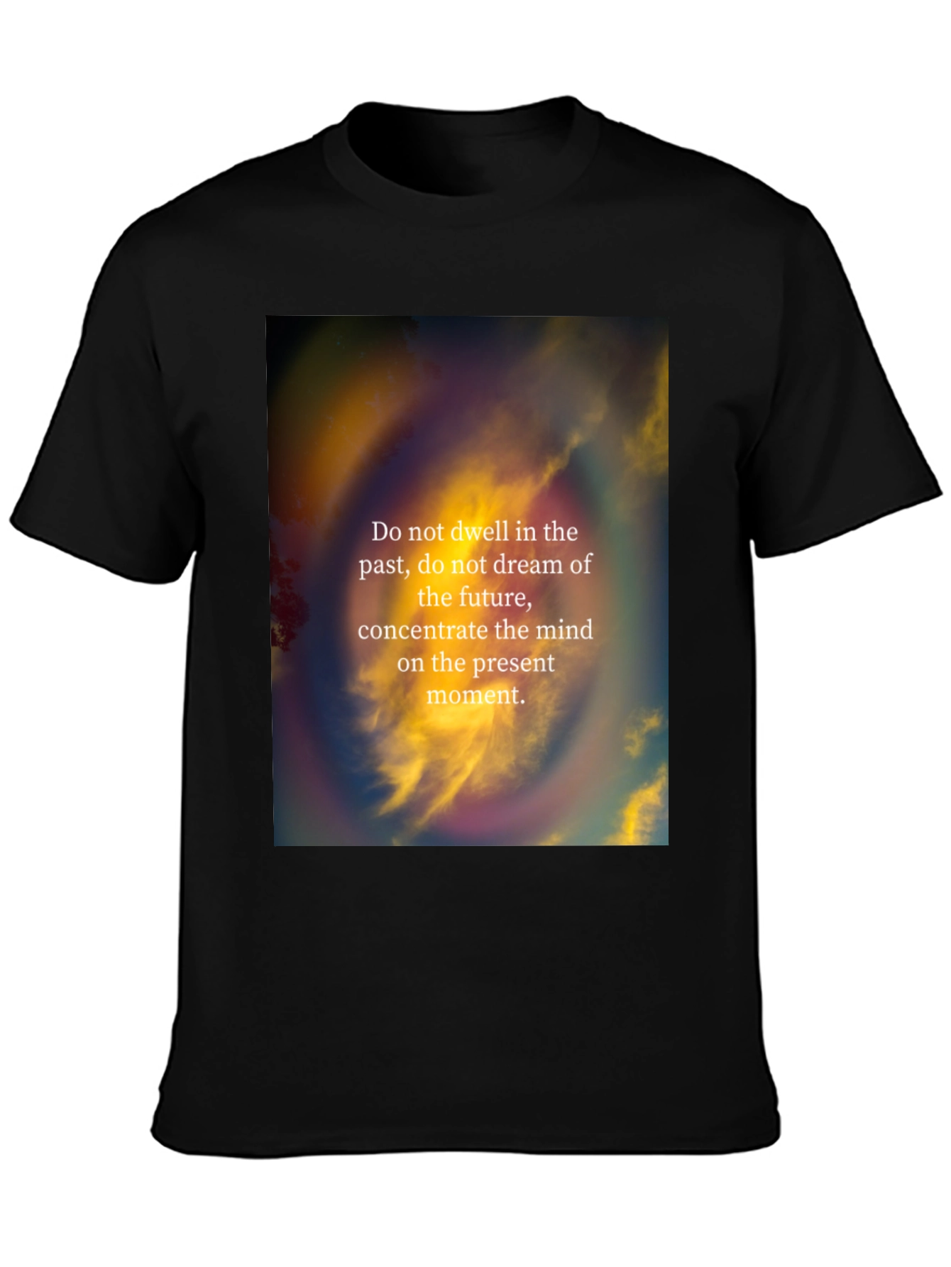 Mindfulness Graphic Tee - Present Moment Focus