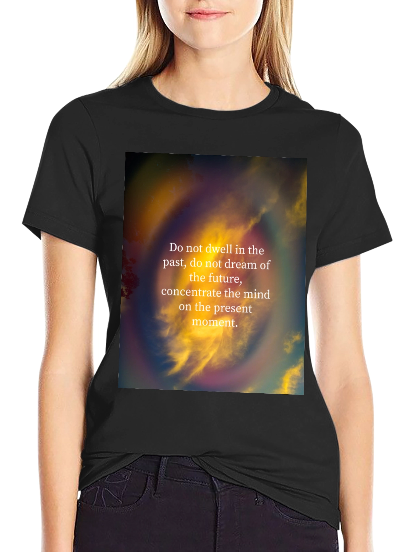 Mindfulness Graphic Tee - Present Moment Focus