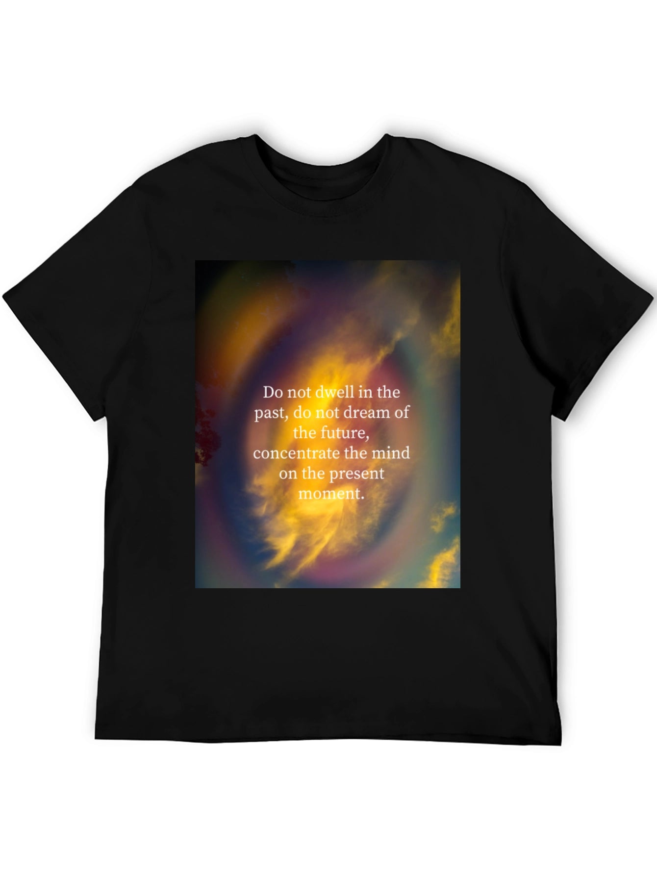 Mindfulness Graphic Tee - Present Moment Focus