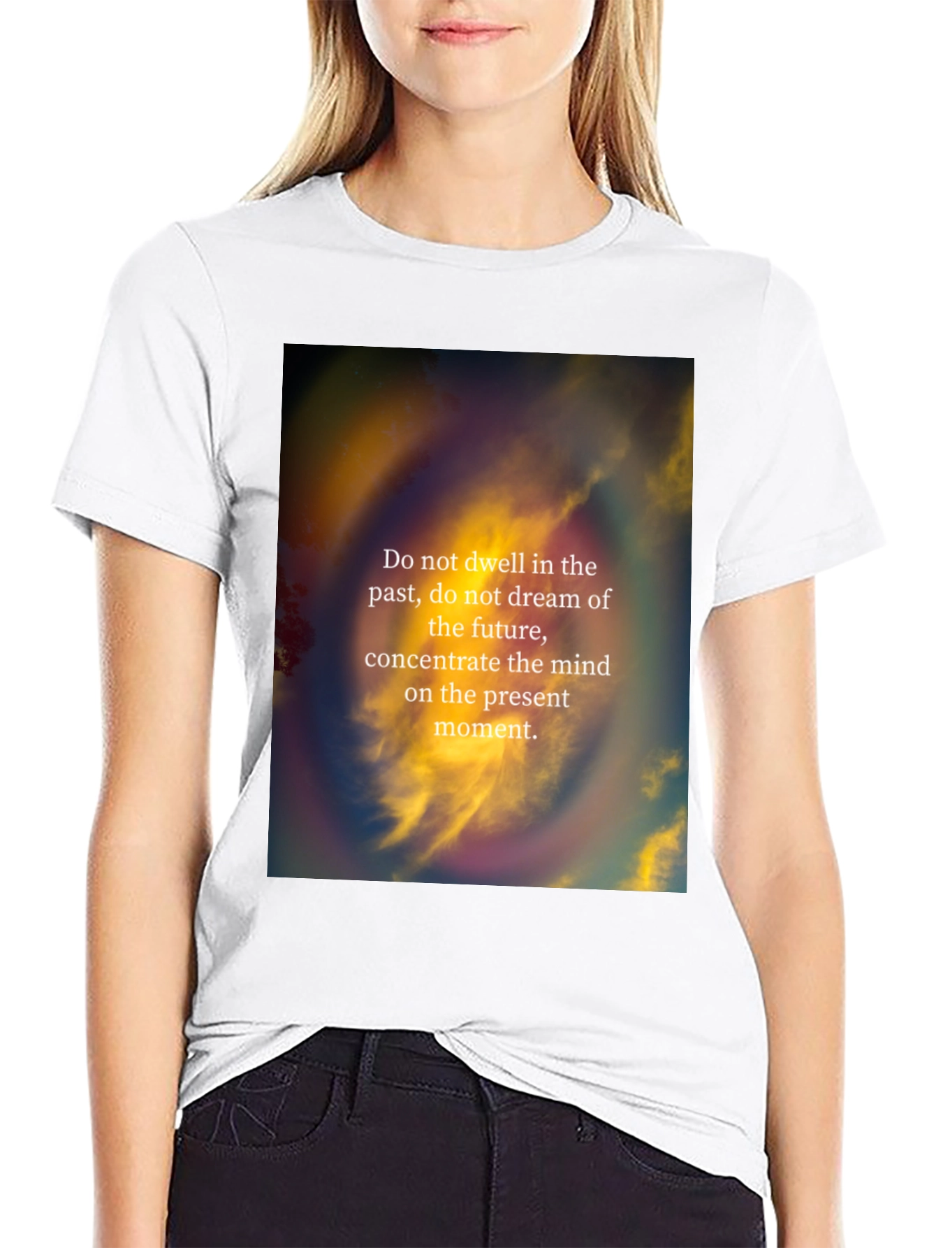 Mindfulness Graphic Tee - Present Moment Focus