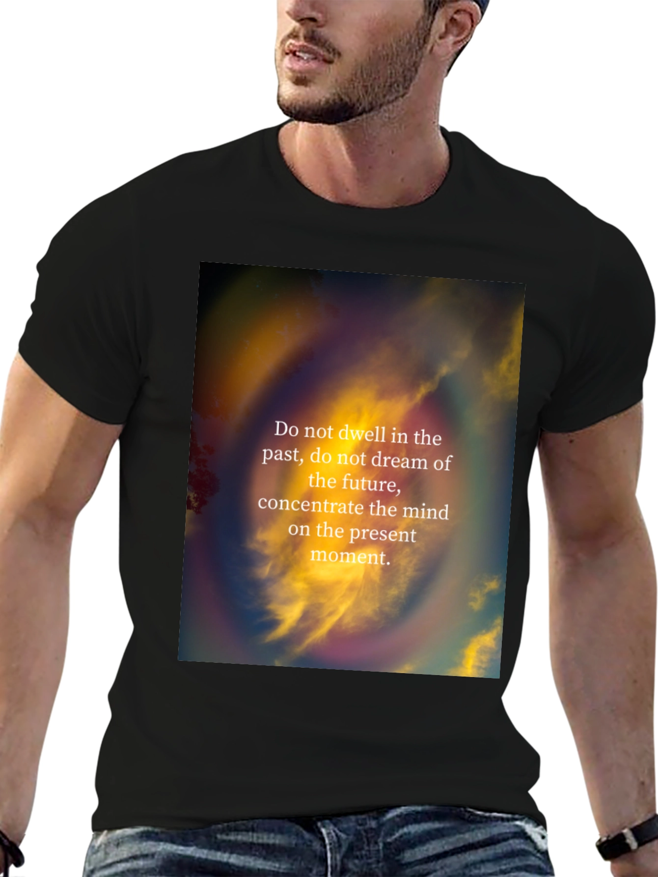 Mindfulness Graphic Tee - Present Moment Focus