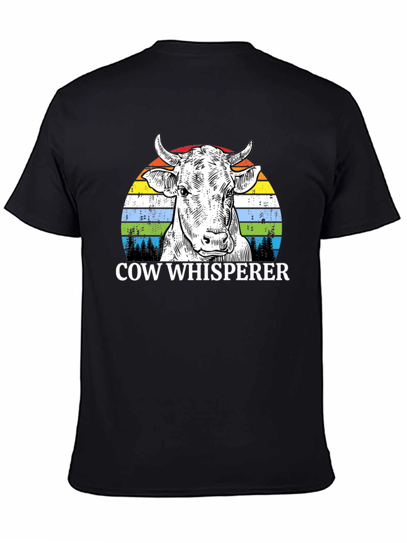 Cow Whisperer Graphic Tee - Unique Farm Animal Design