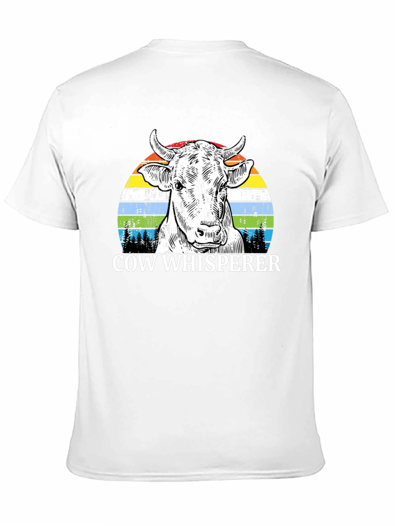 Cow Whisperer Graphic Tee - Unique Farm Animal Design