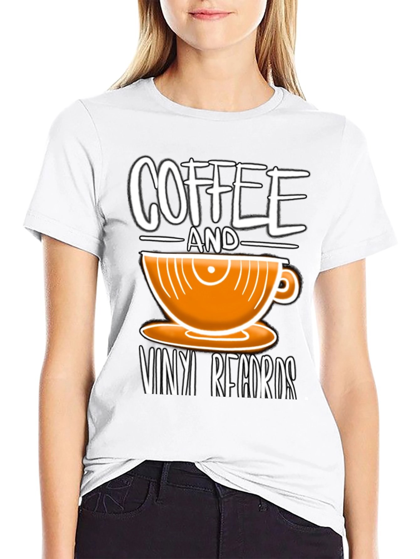 Coffee & Vinyl Records Graphic Tee