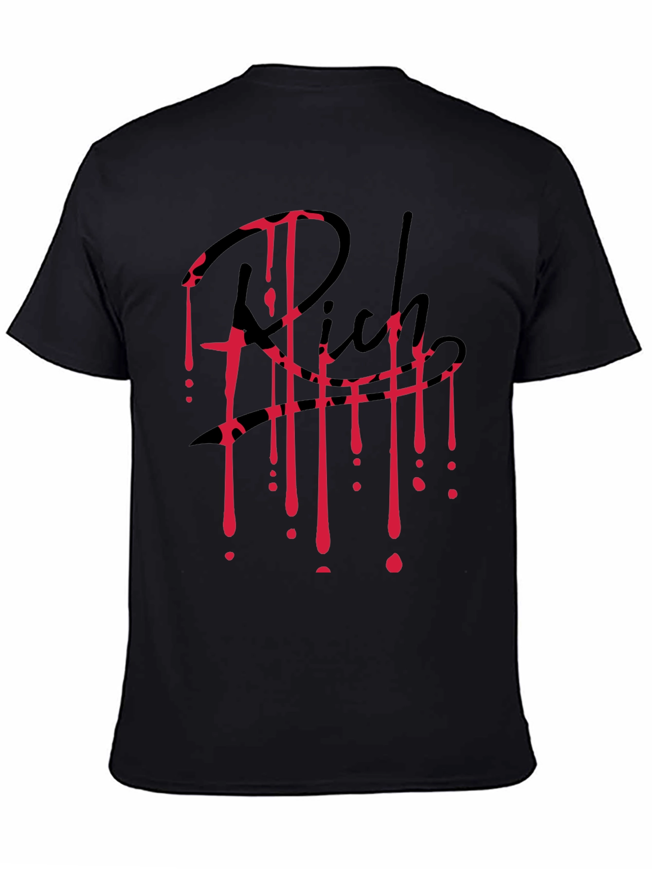 Rich Blood Drip Black T-Shirt