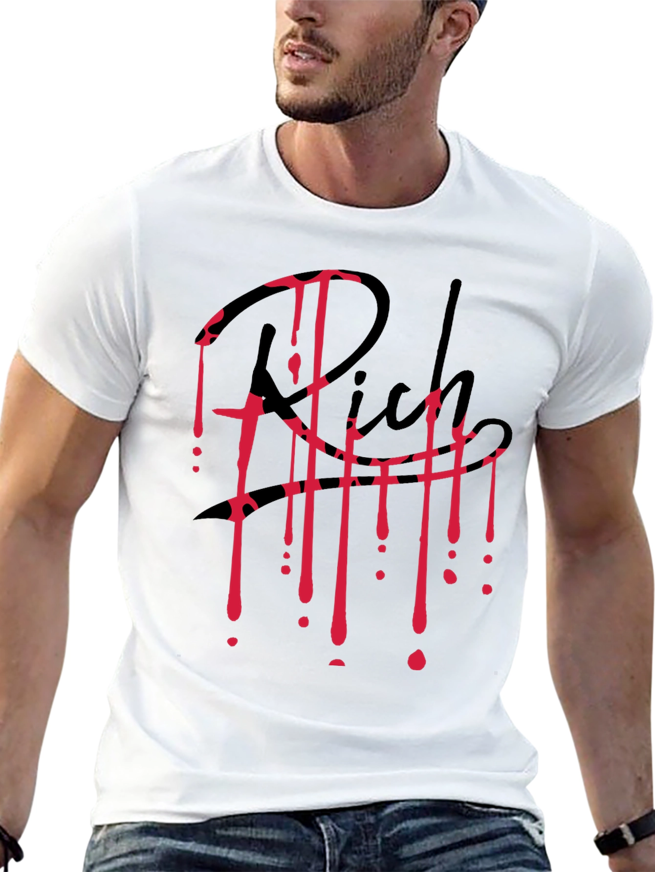 Rich Blood Drip Black T-Shirt