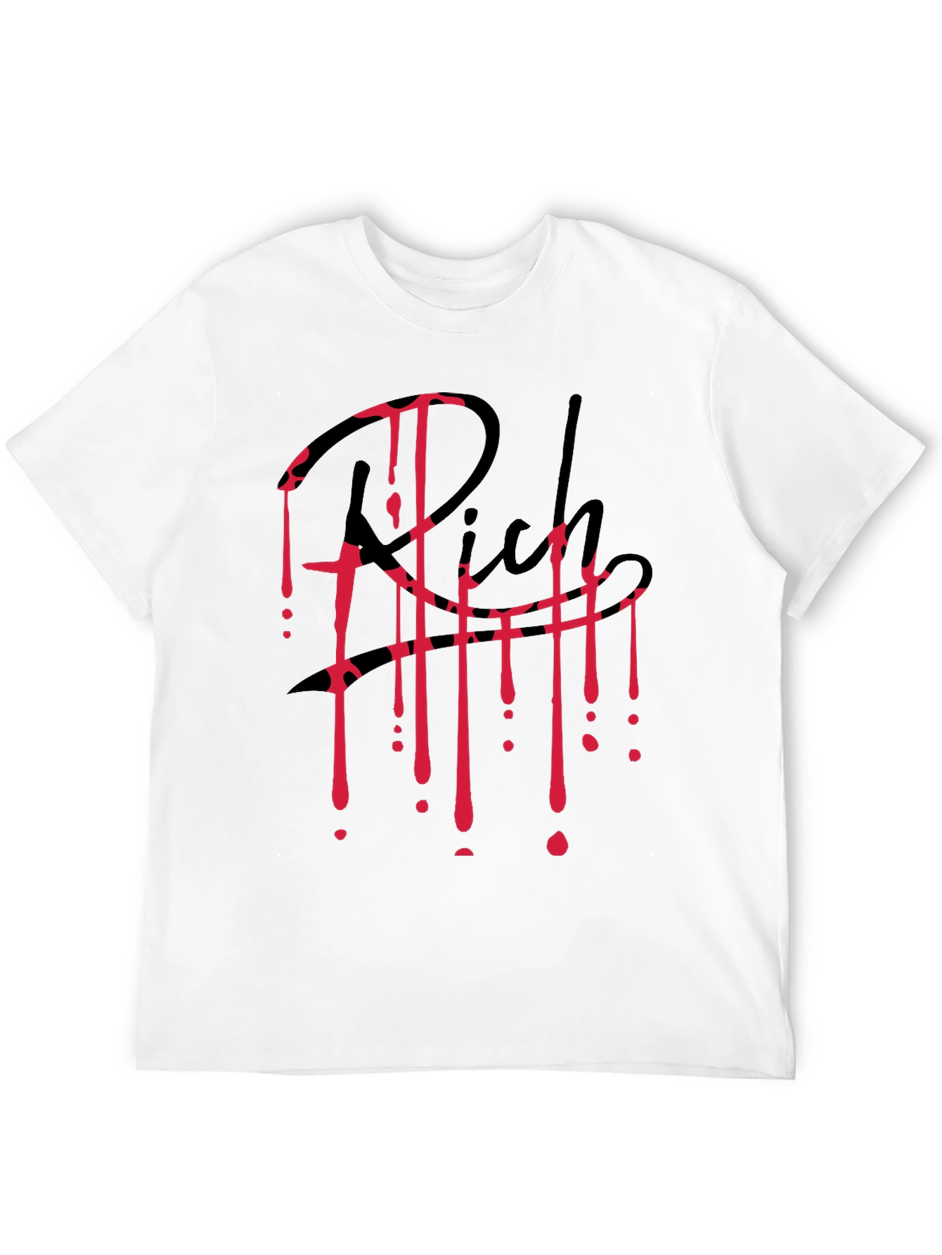 Rich Blood Drip Black T-Shirt