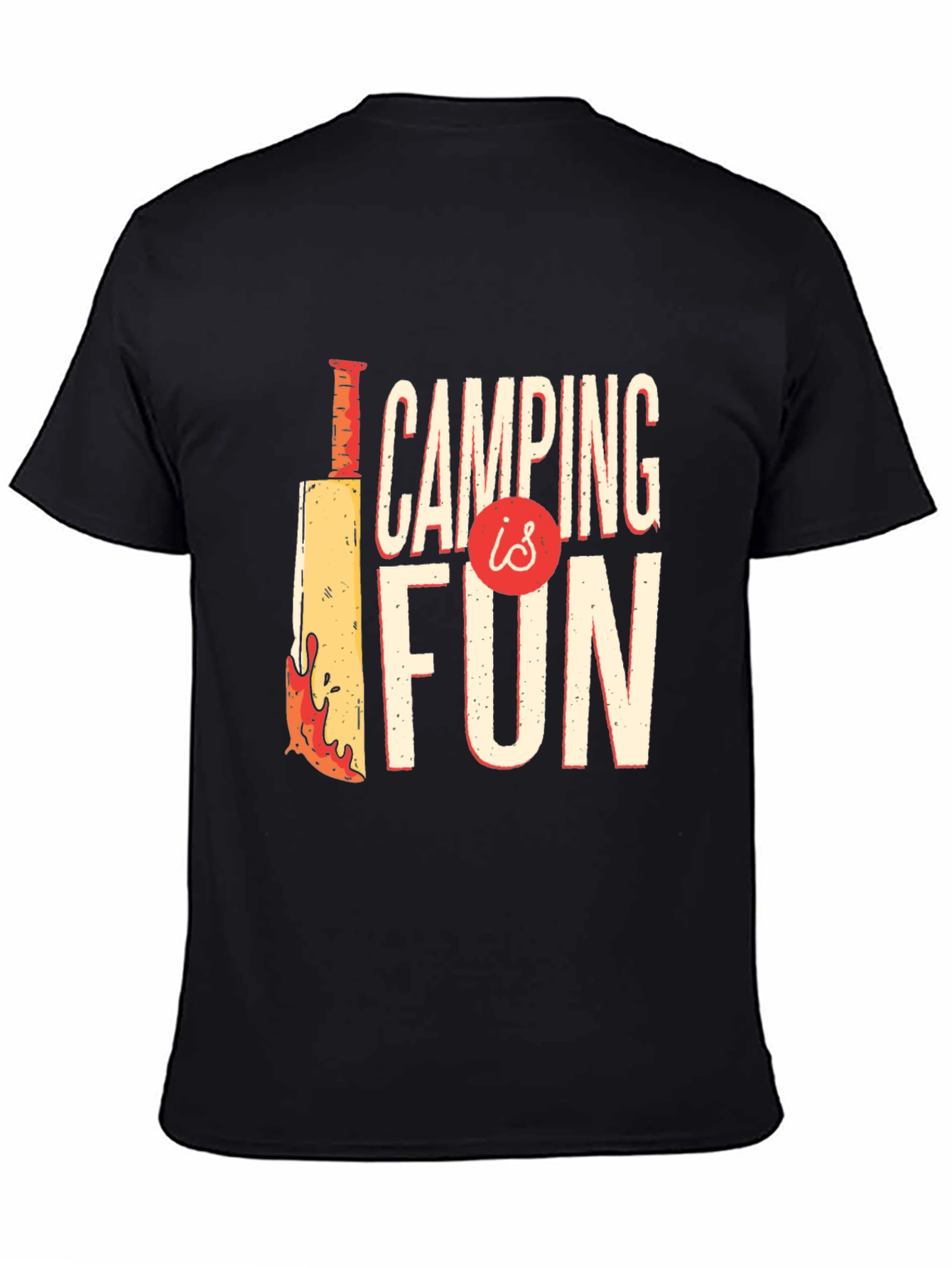 Camping Is Fun Graphic Tee
