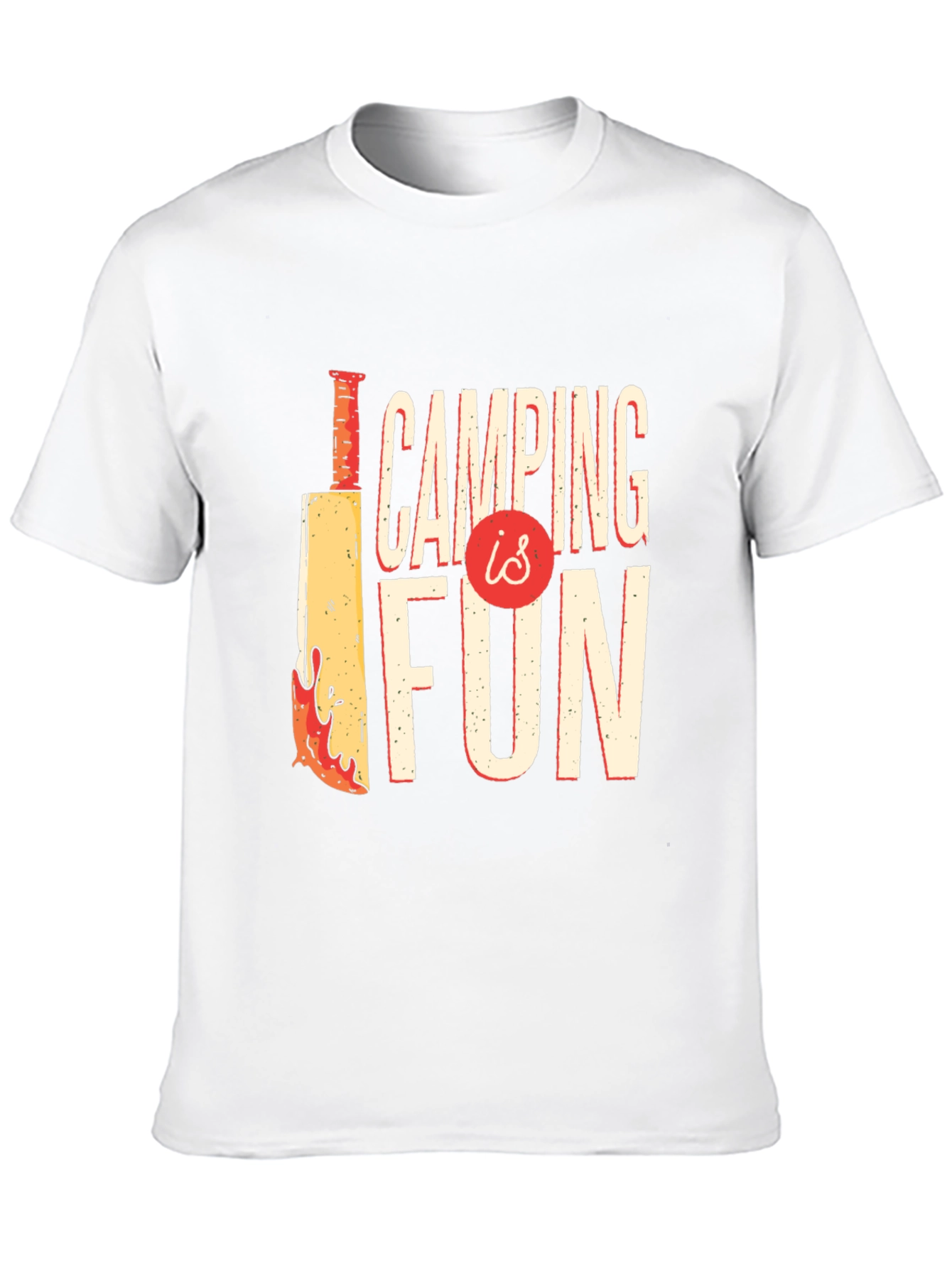 Camping Is Fun Graphic Tee