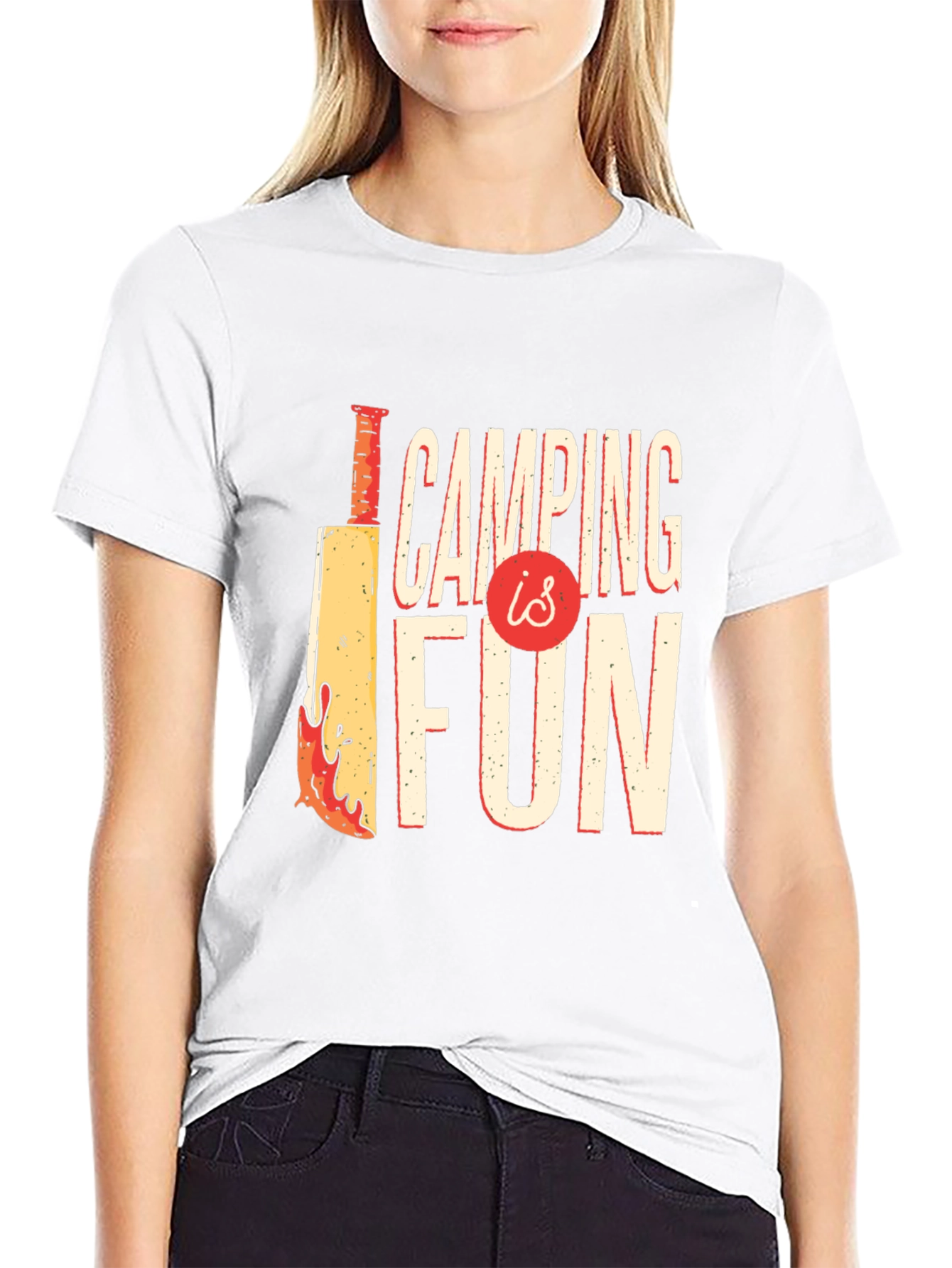 Camping Is Fun Graphic Tee
