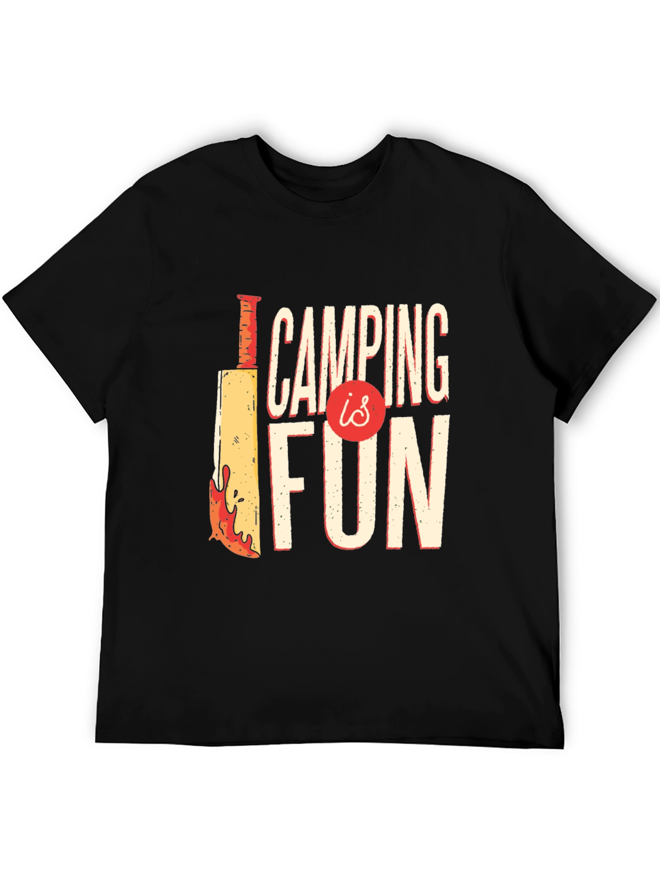 Camping Is Fun Graphic Tee