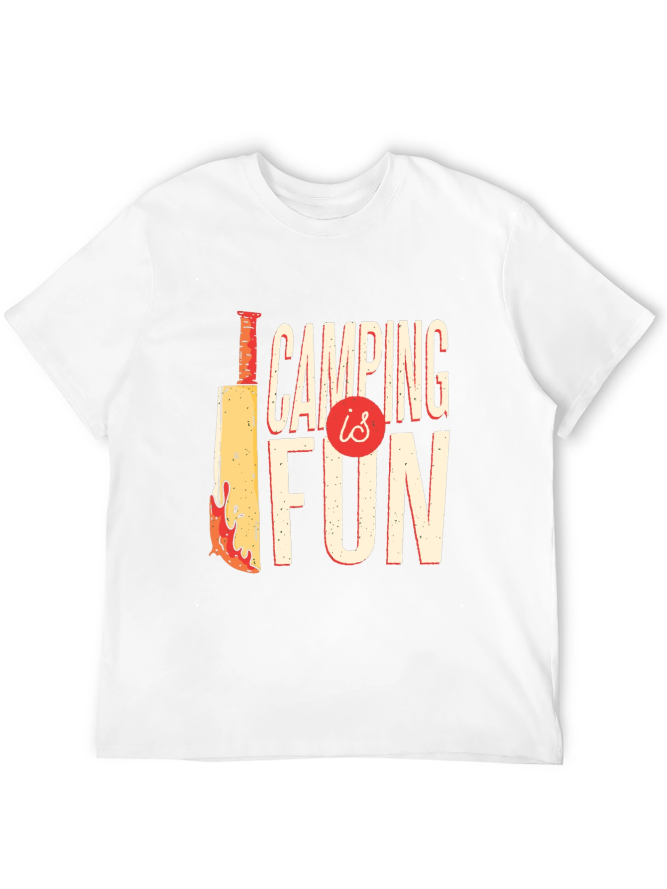 Camping Is Fun Graphic Tee