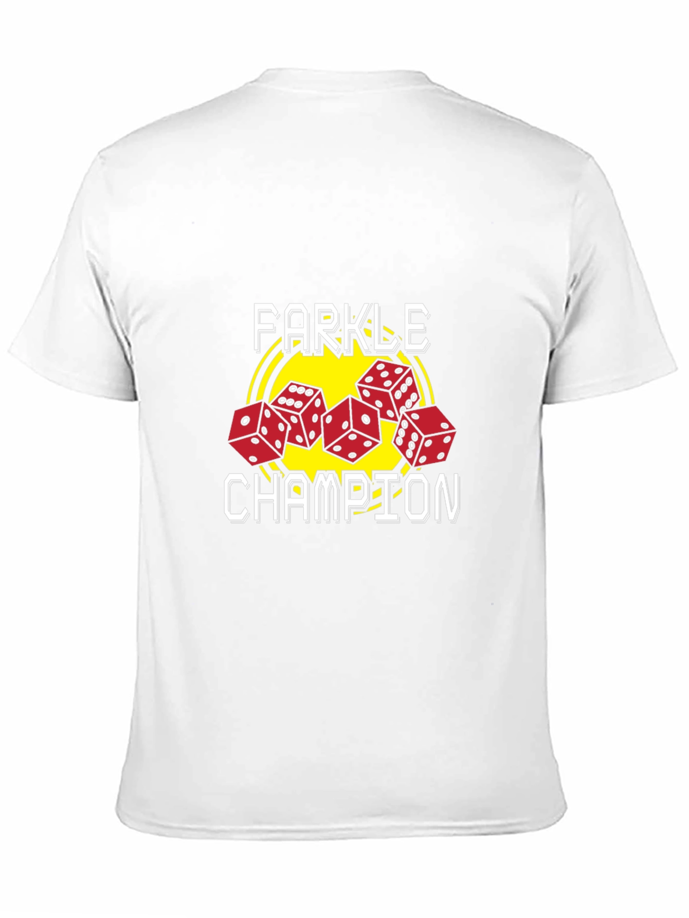 Farkle Champion Graphic Tee - Dice Game T-Shirt