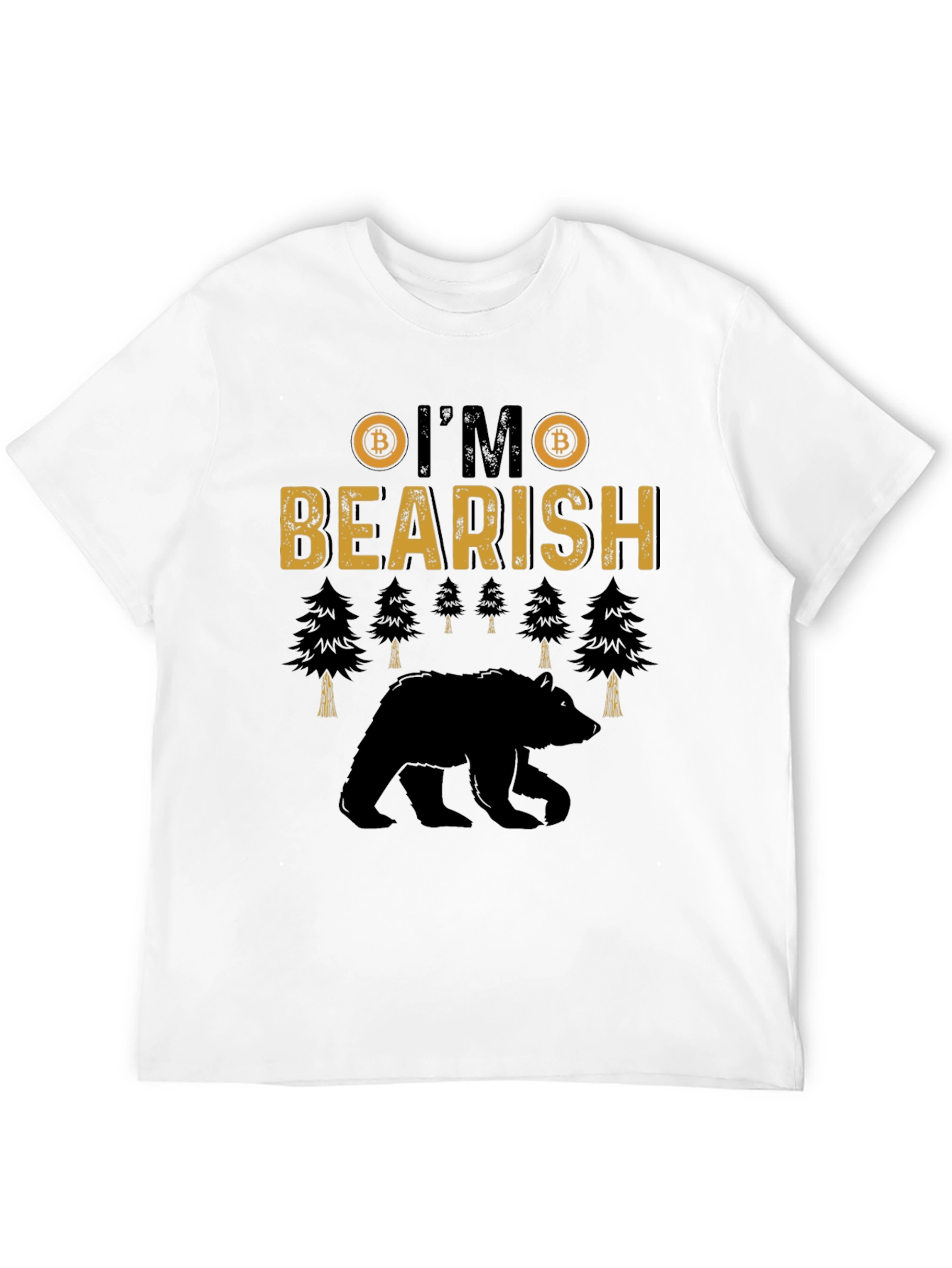 Bearish Bitcoin Graphic T-Shirt