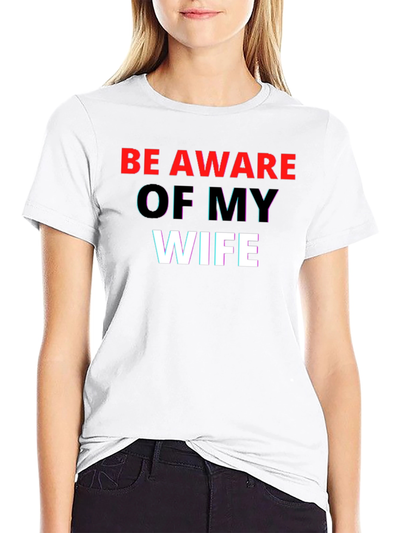 Be Aware Of My Wife Graphic Tee