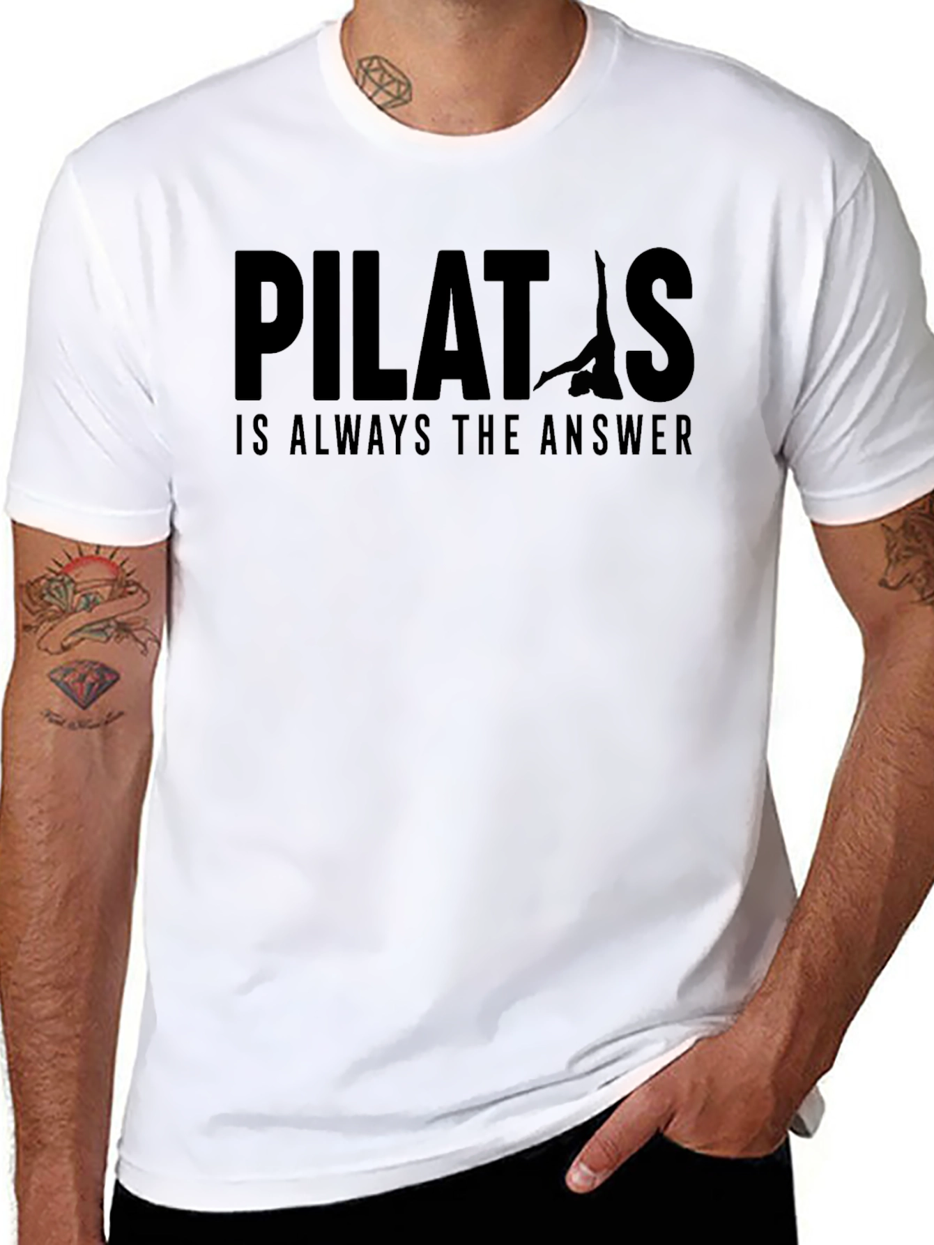 Pilates is Always the Answer Graphic Tee