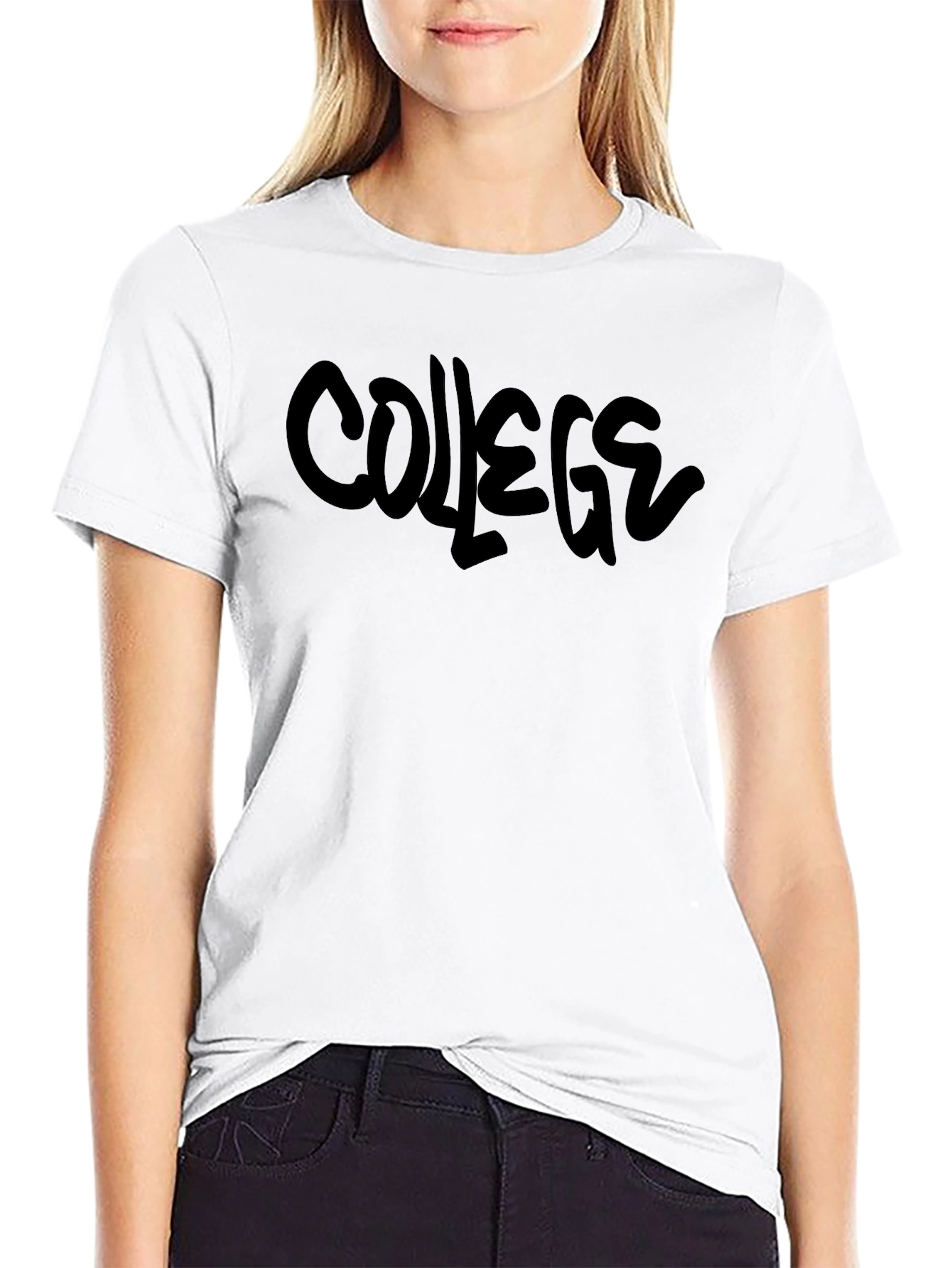 College Graphic Tee - Urban Style Soft Cotton T-Shirt
