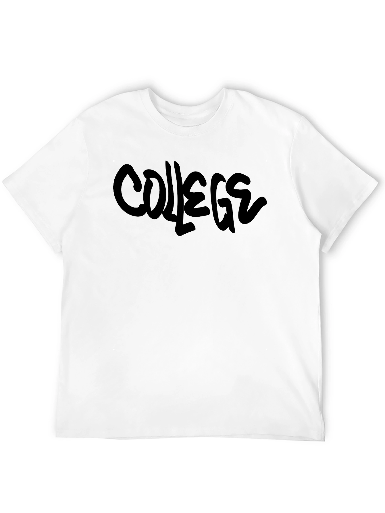 College Graphic Tee - Urban Style Soft Cotton T-Shirt