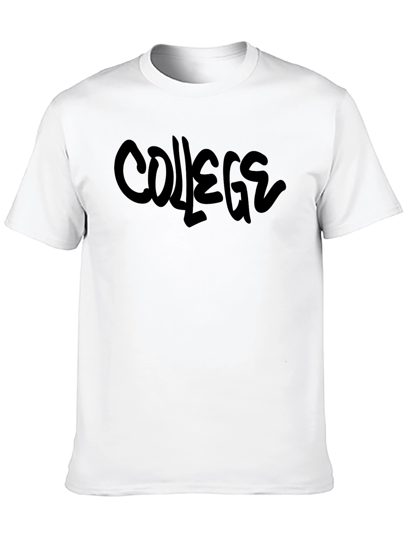 College Graphic Tee - Urban Style Soft Cotton T-Shirt