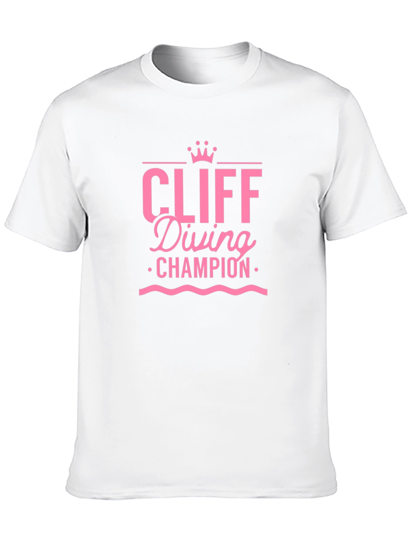 Cliff Diving Champion Graphic Tee - Black