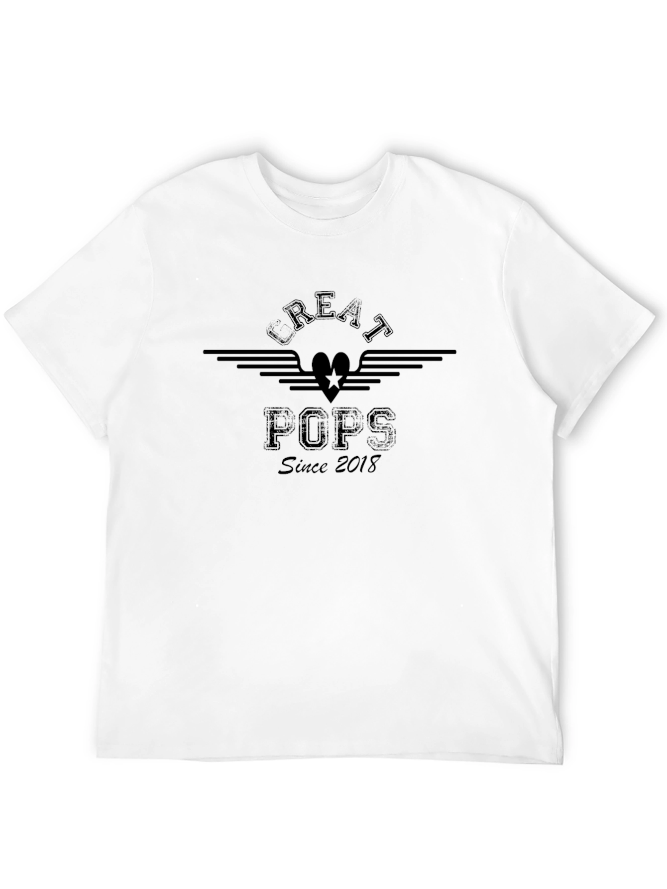 Great Pops Since 2018 Black T-Shirt