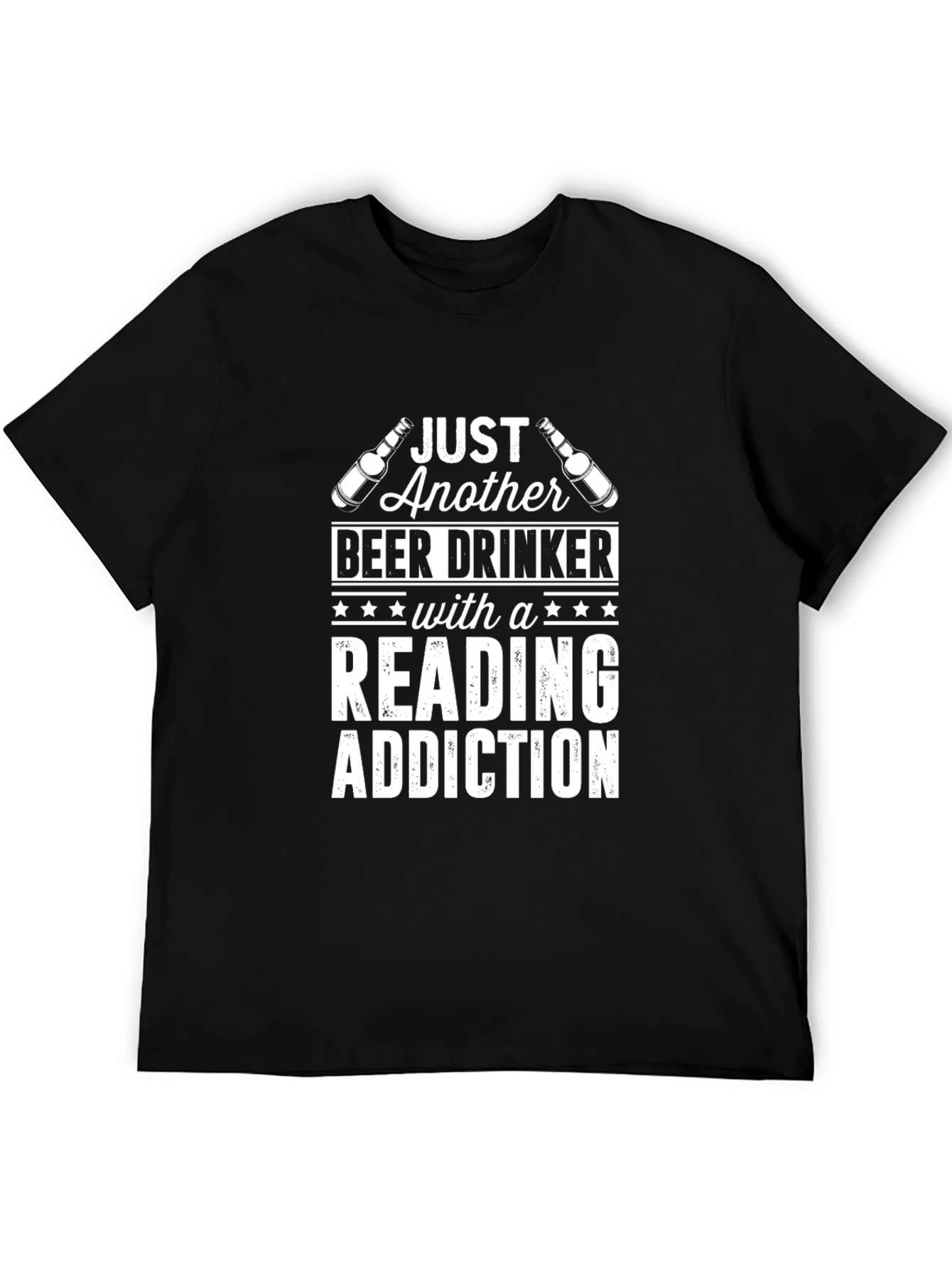 Beer Drinker Reading Addiction T-Shirt