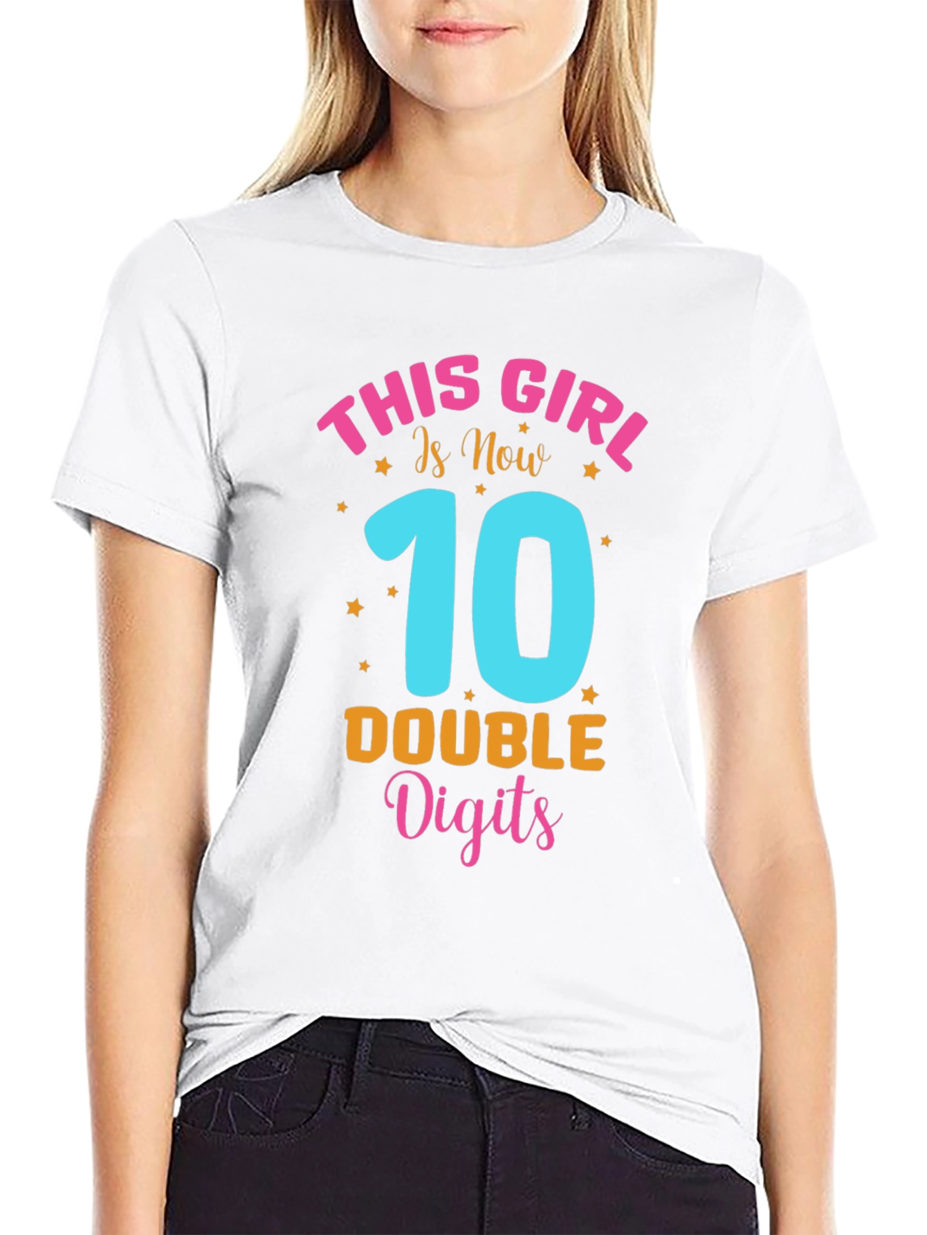 This Girl is Now 10 Double Digits Birthday T-Shirt