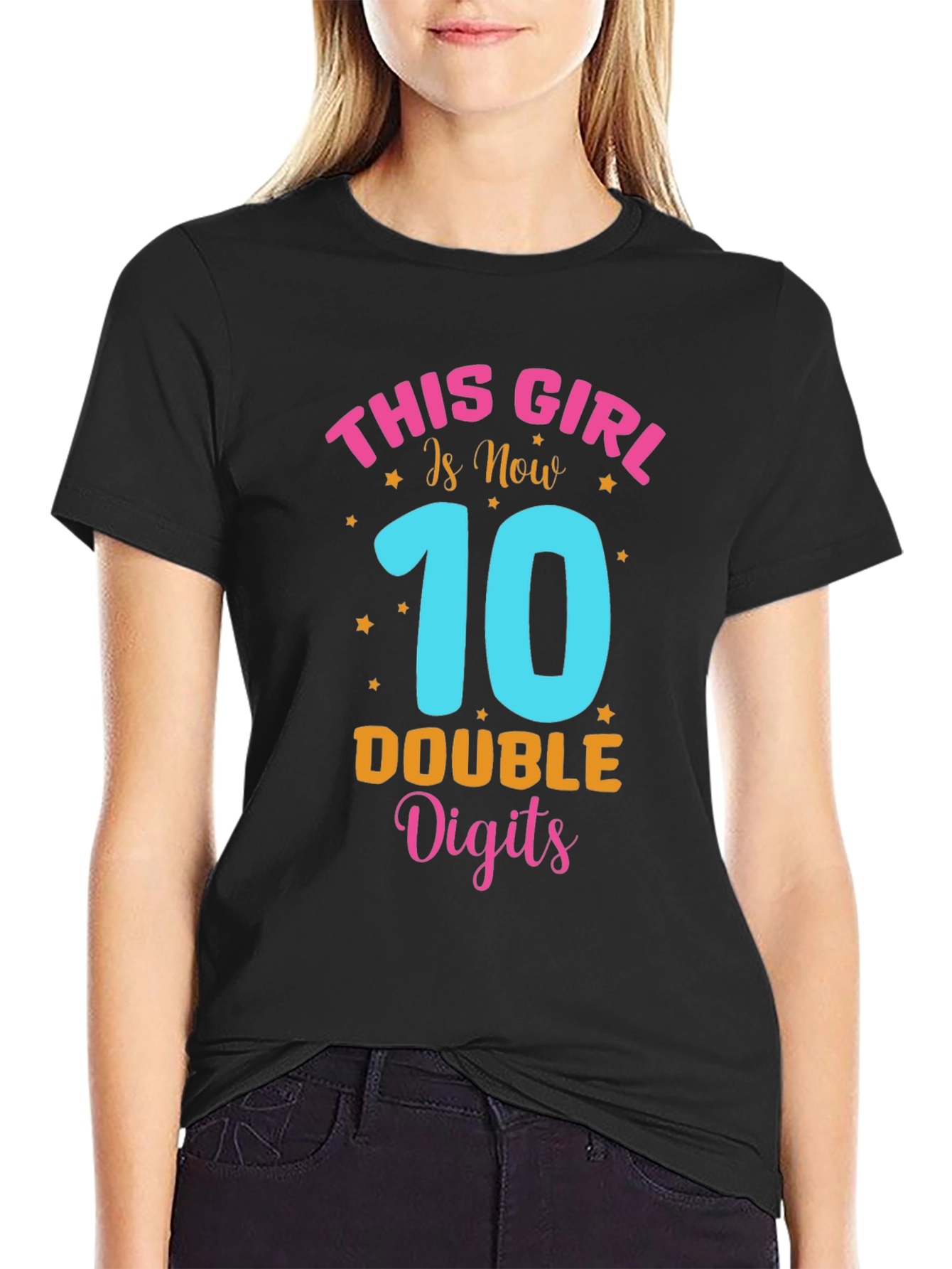 This Girl is Now 10 Double Digits Birthday T-Shirt