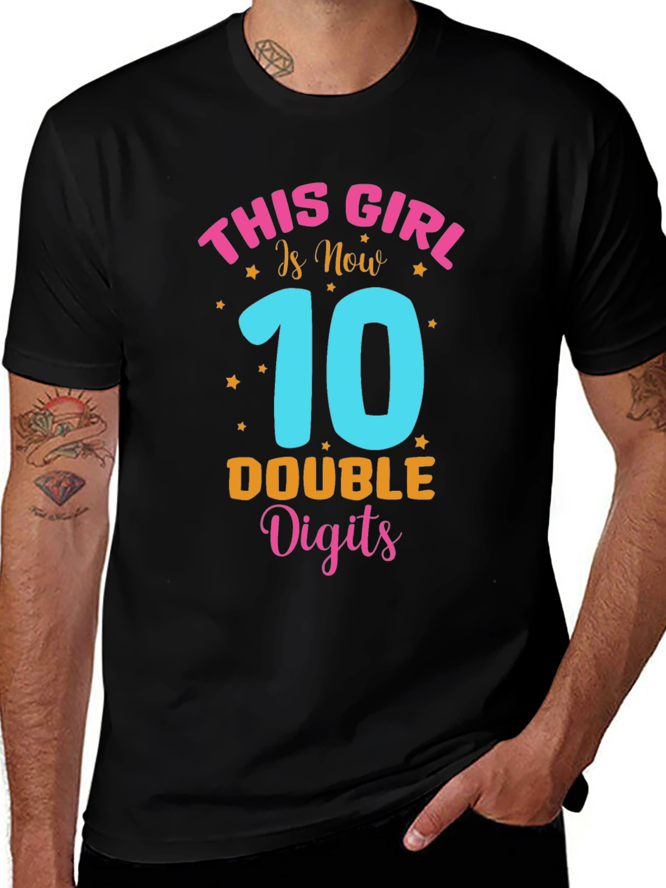 This Girl is Now 10 Double Digits Birthday T-Shirt