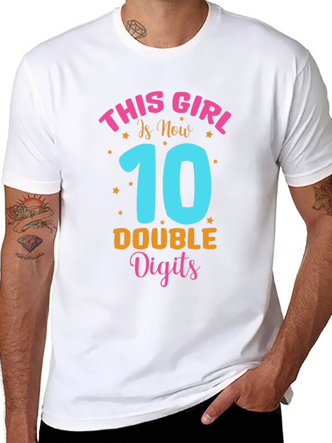 This Girl is Now 10 Double Digits Birthday T-Shirt