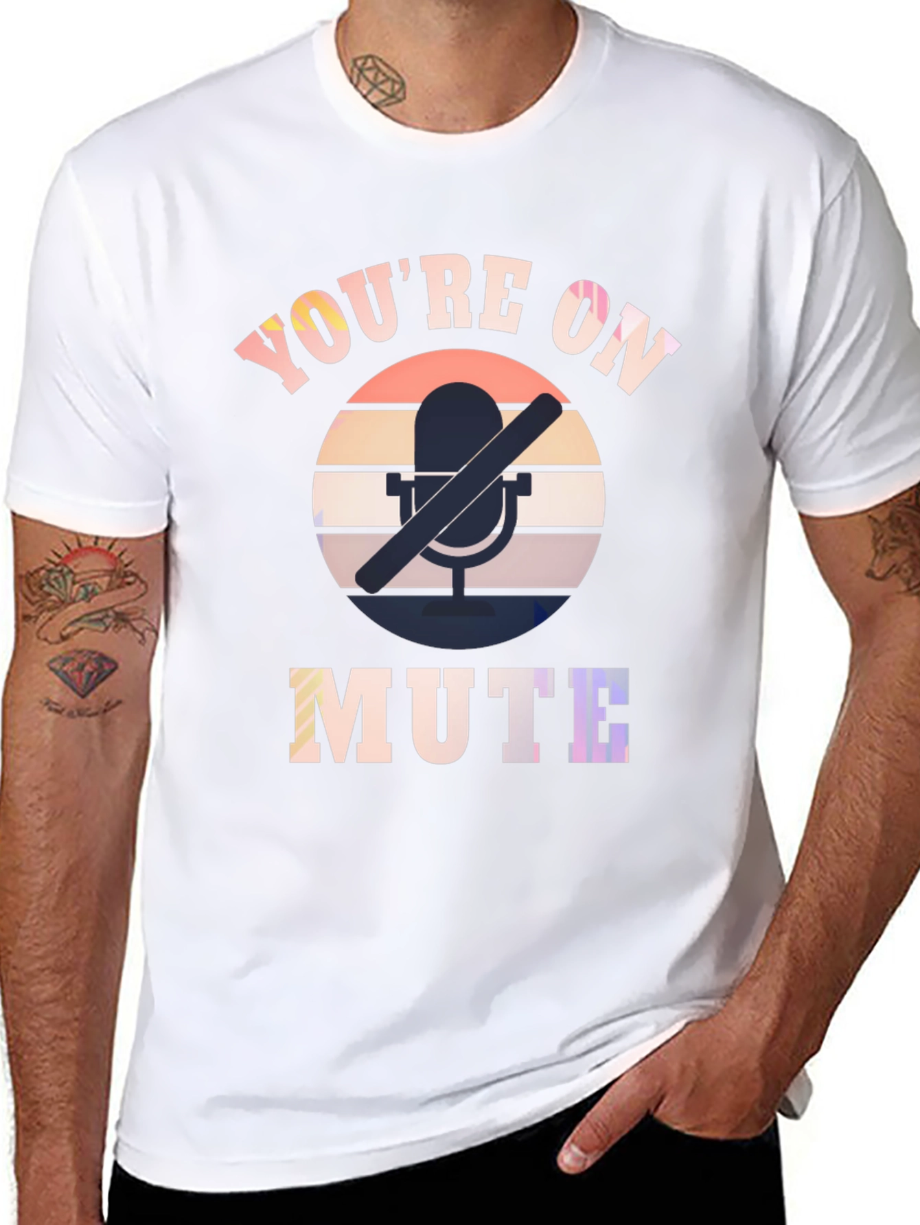 Youre on Mute Graphic Tee - Retro Style