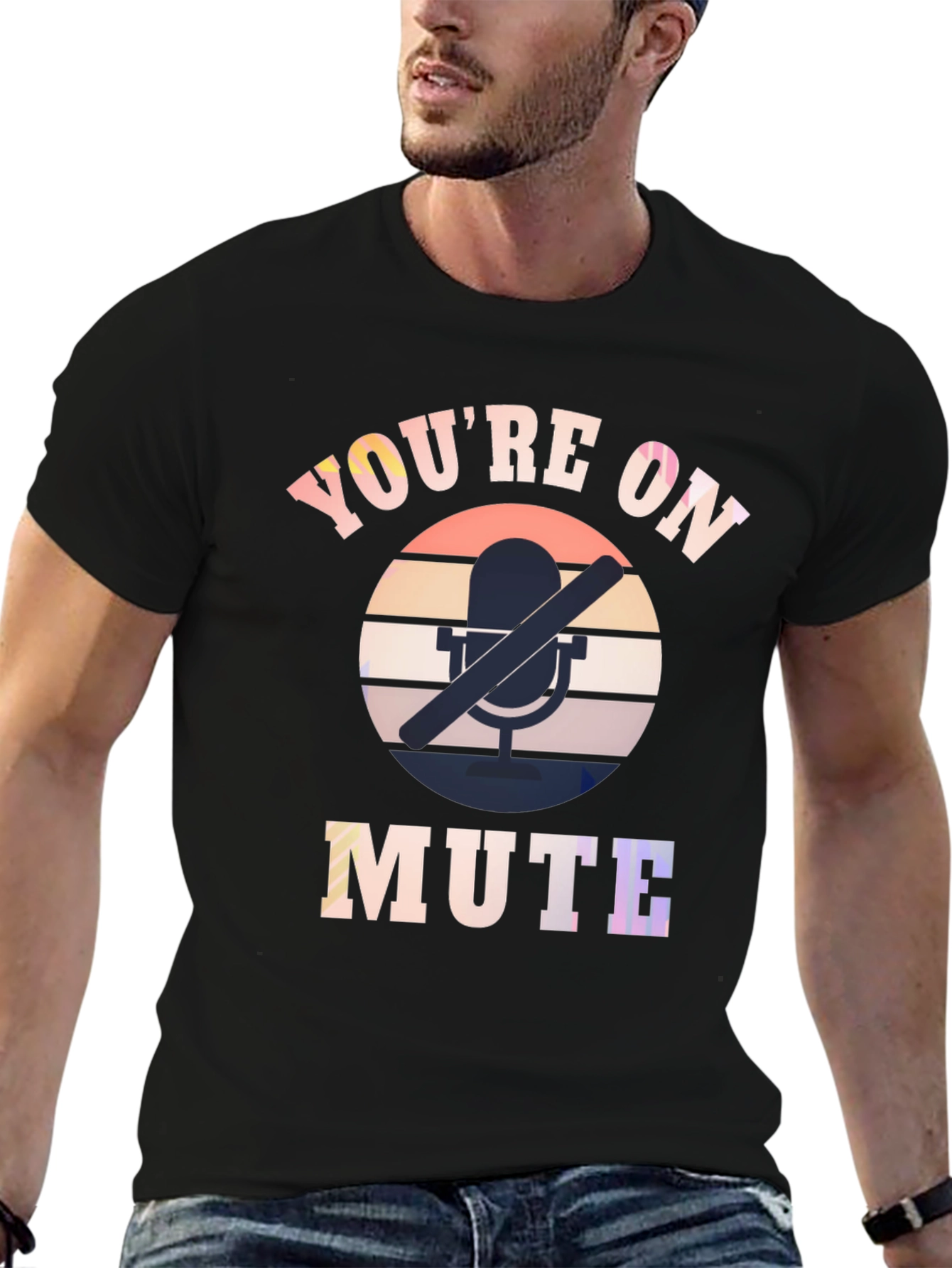 Youre on Mute Graphic Tee - Retro Style