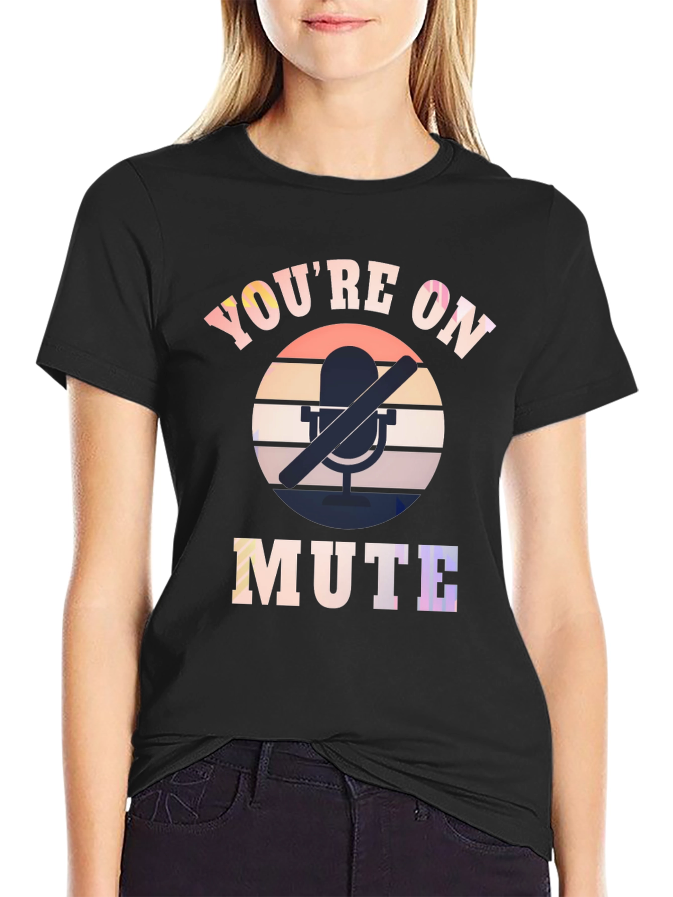 Youre on Mute Graphic Tee - Retro Style