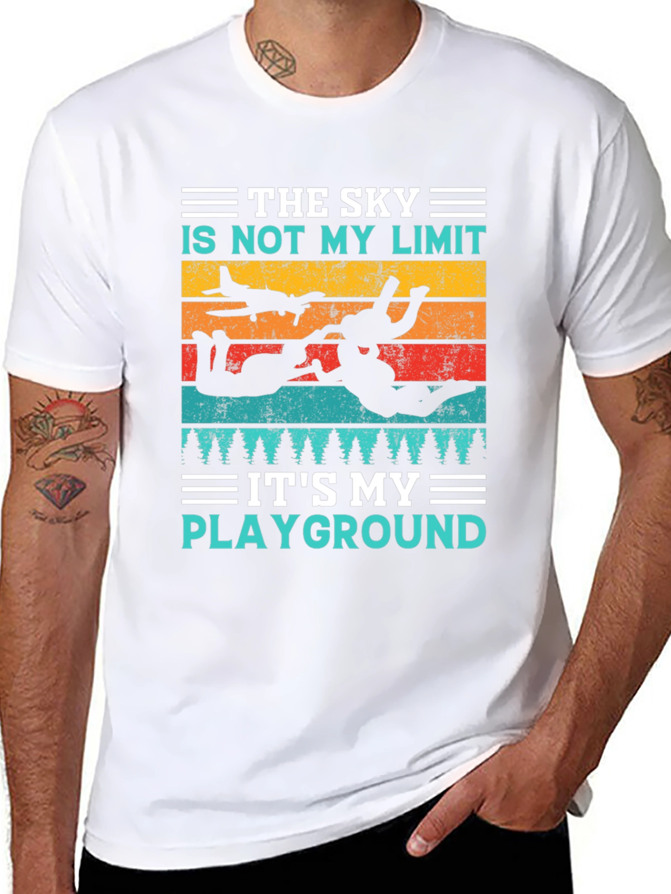 Skydiving T-Shirt: The Sky is My Playground