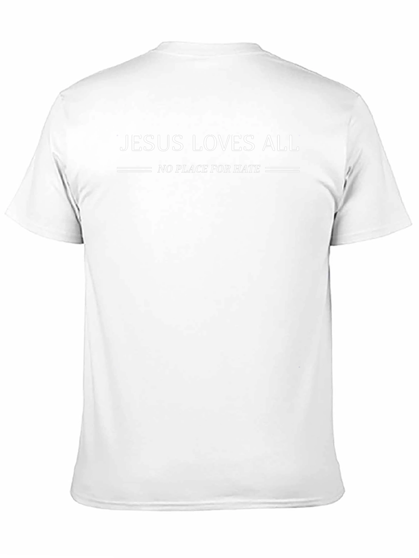 Jesus Loves All Black Graphic Tee