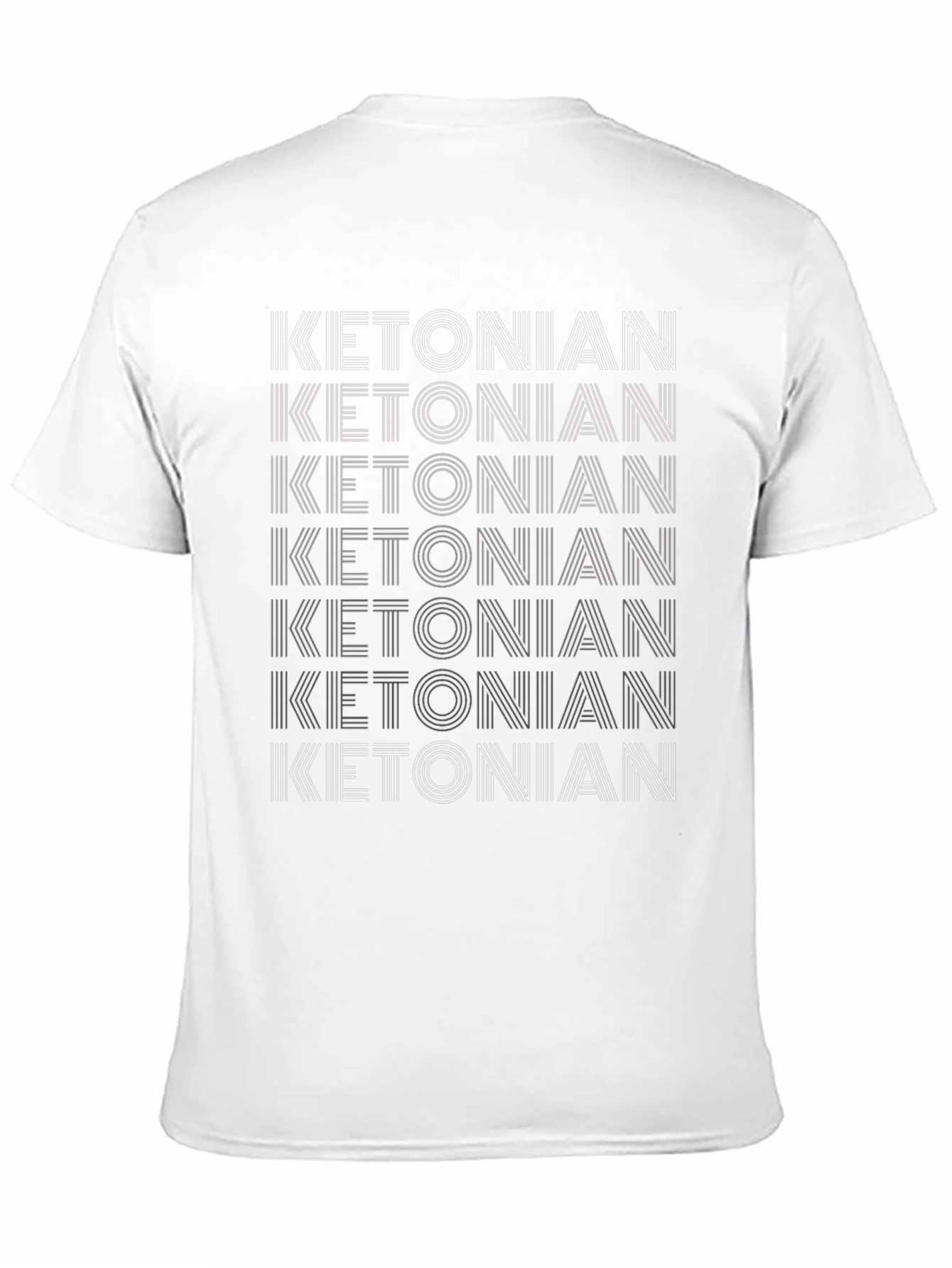 Ketonian Keto Diet T-Shirt - Black Graphic Tee