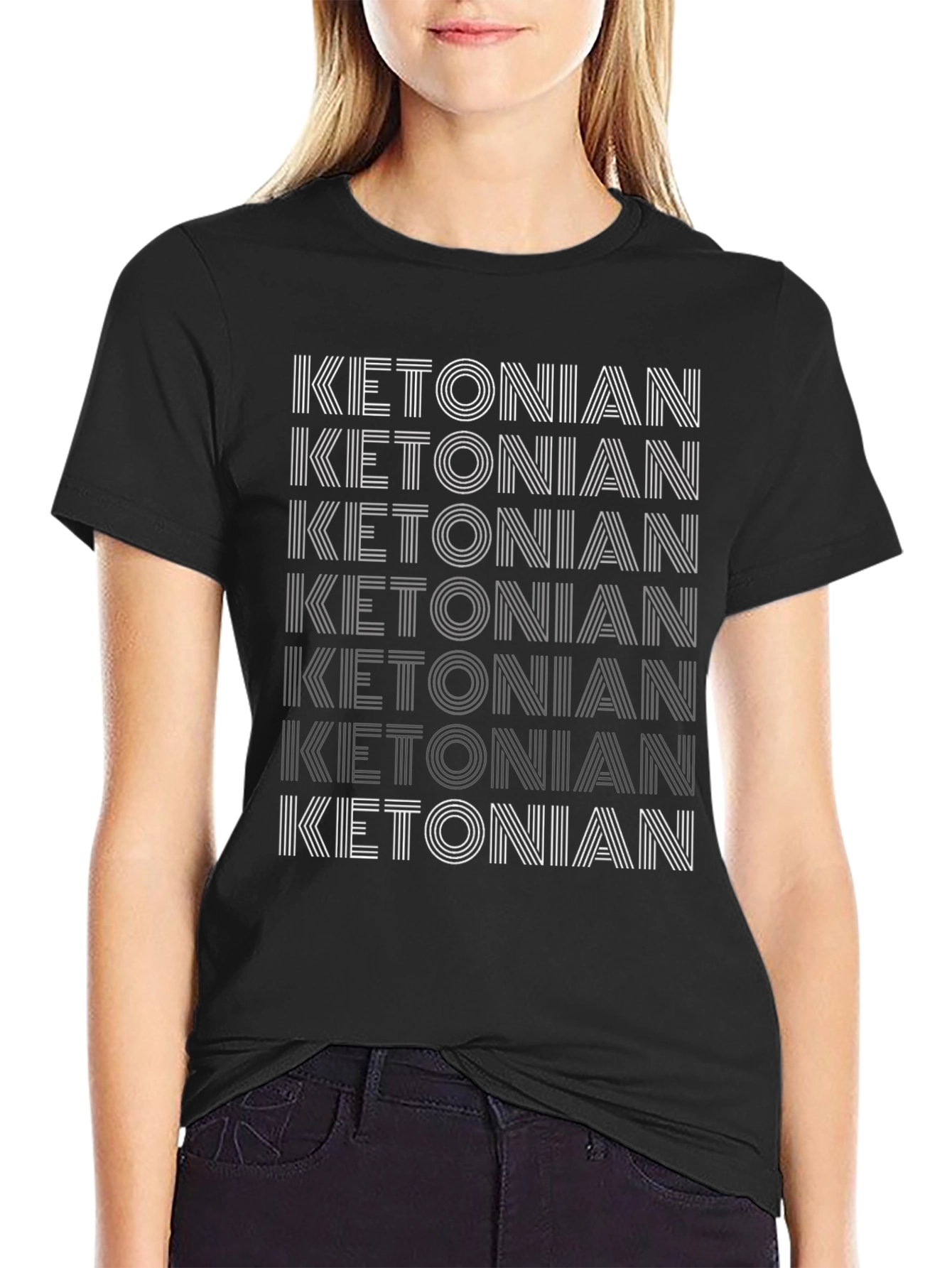 Ketonian Keto Diet T-Shirt - Black Graphic Tee