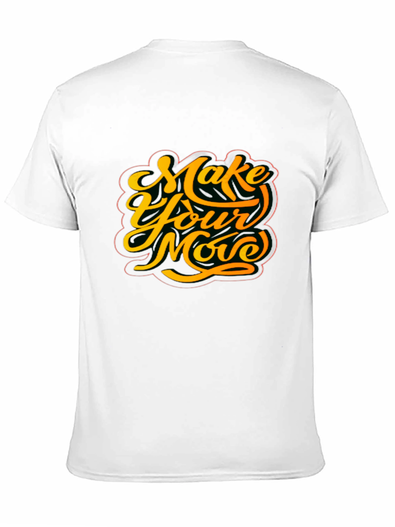 Make Your Move Graphic Tee - Stylish Black T-Shirt