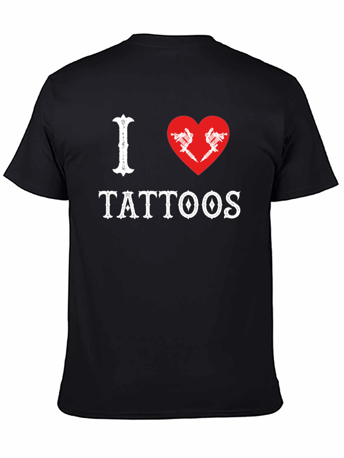 I Heart Tattoos Black Tee
