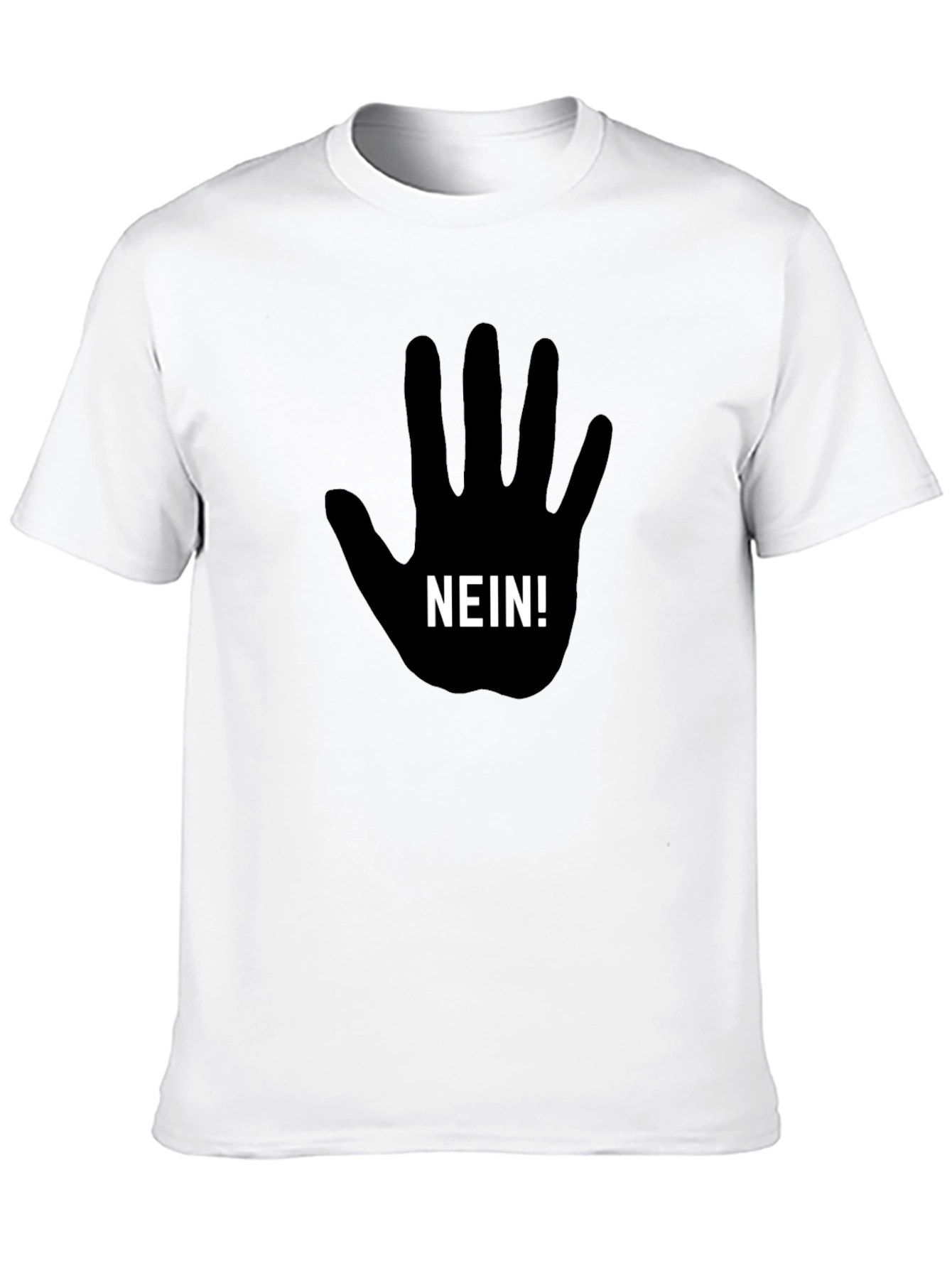 Nein Hand Graphic T-Shirt - Black